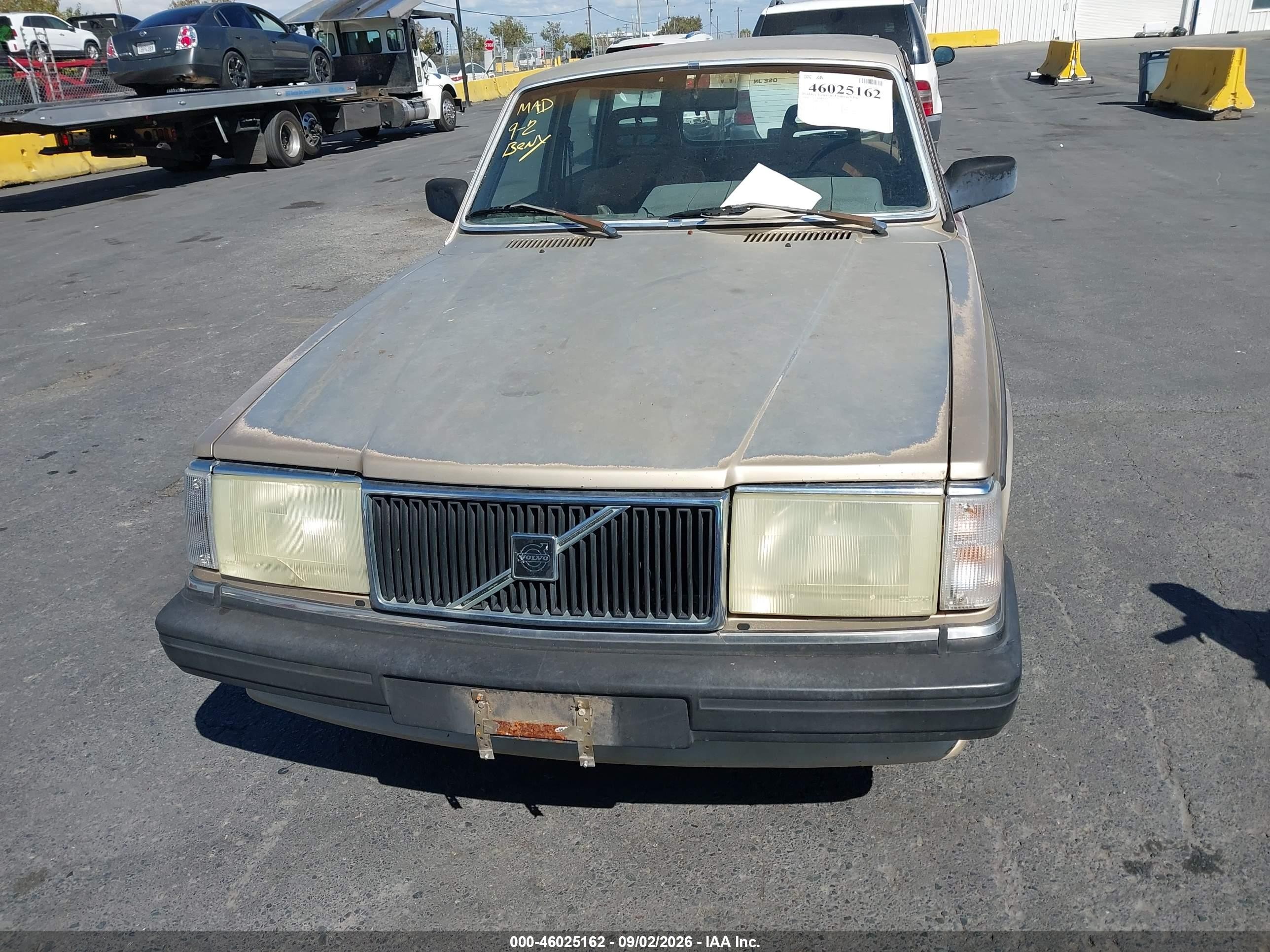 1986 Volvo 245 Dl/gl Золотой vin: YV1AX885XG1677389