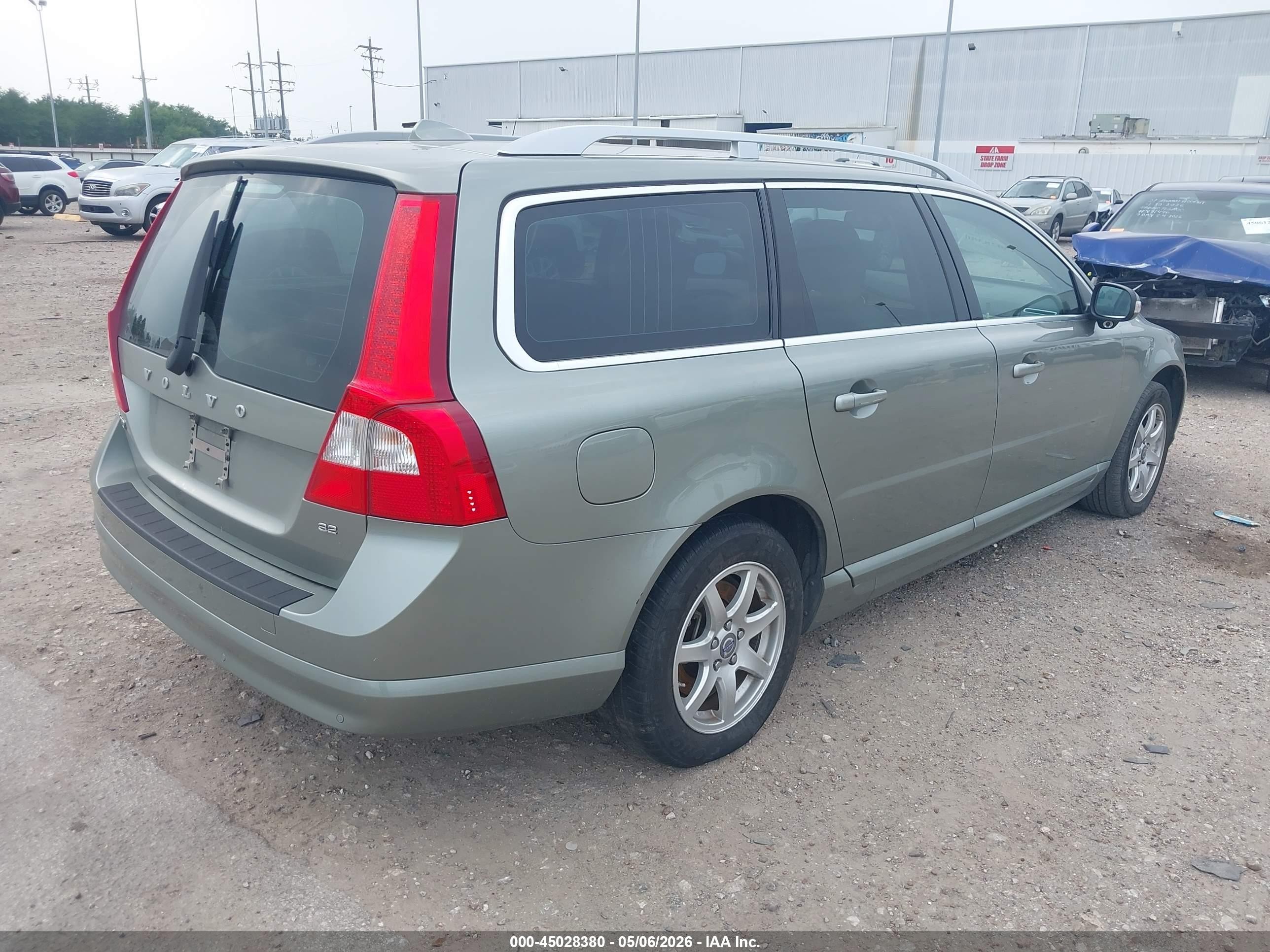 2008 Volvo V70 3.2 Green vin: YV1BW982081045697