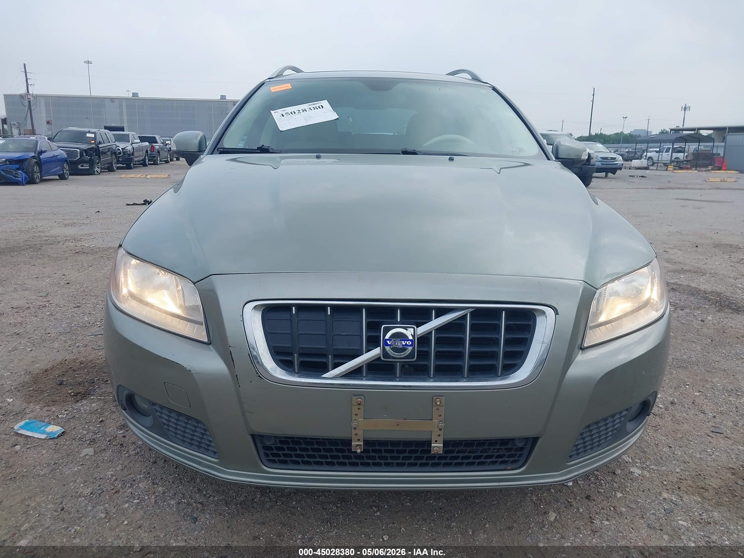 2008 Volvo V70 3.2 Green vin: YV1BW982081045697