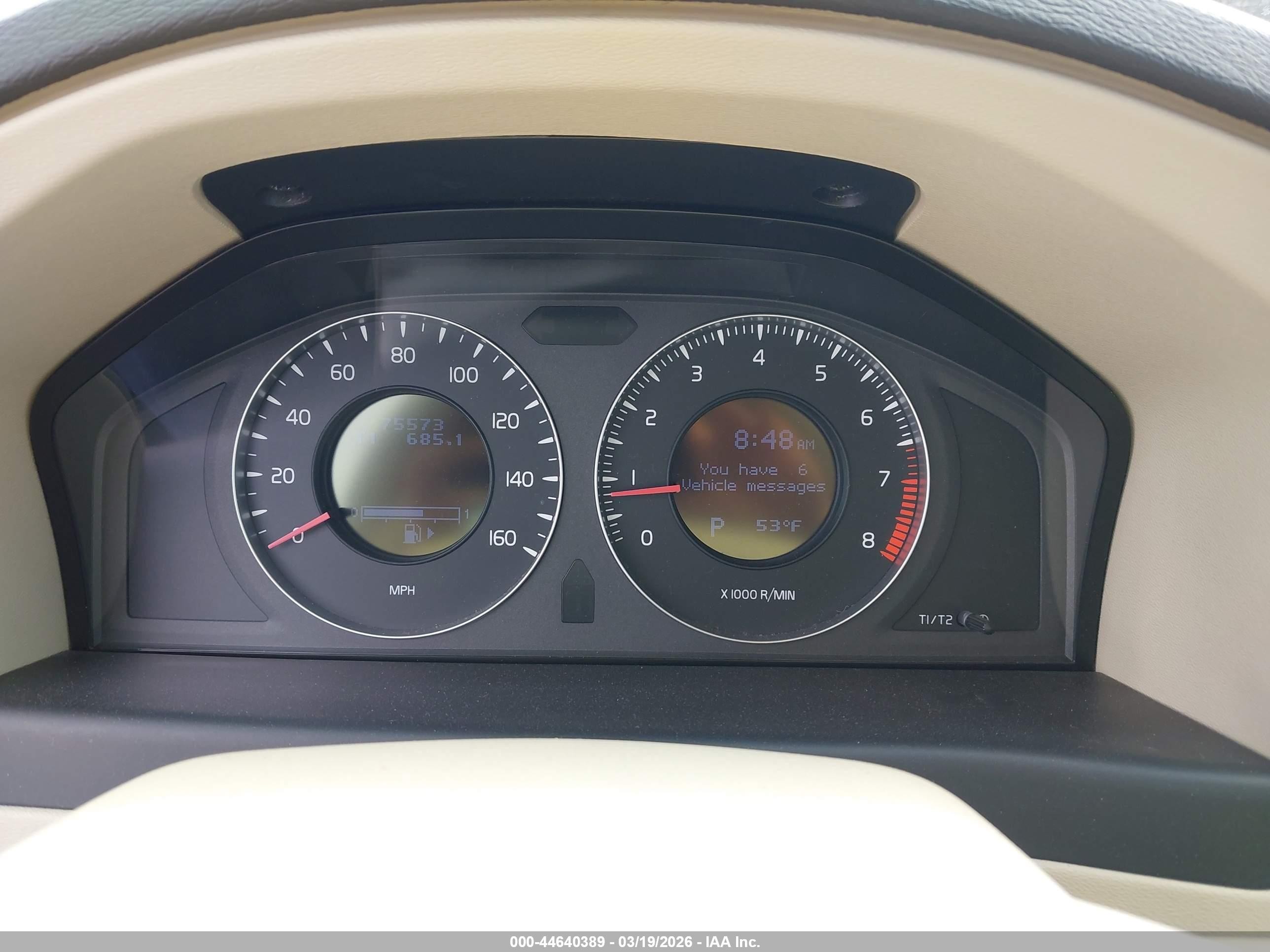 2008 Volvo V70 3.2 Tan vin: YV1BW982481012203