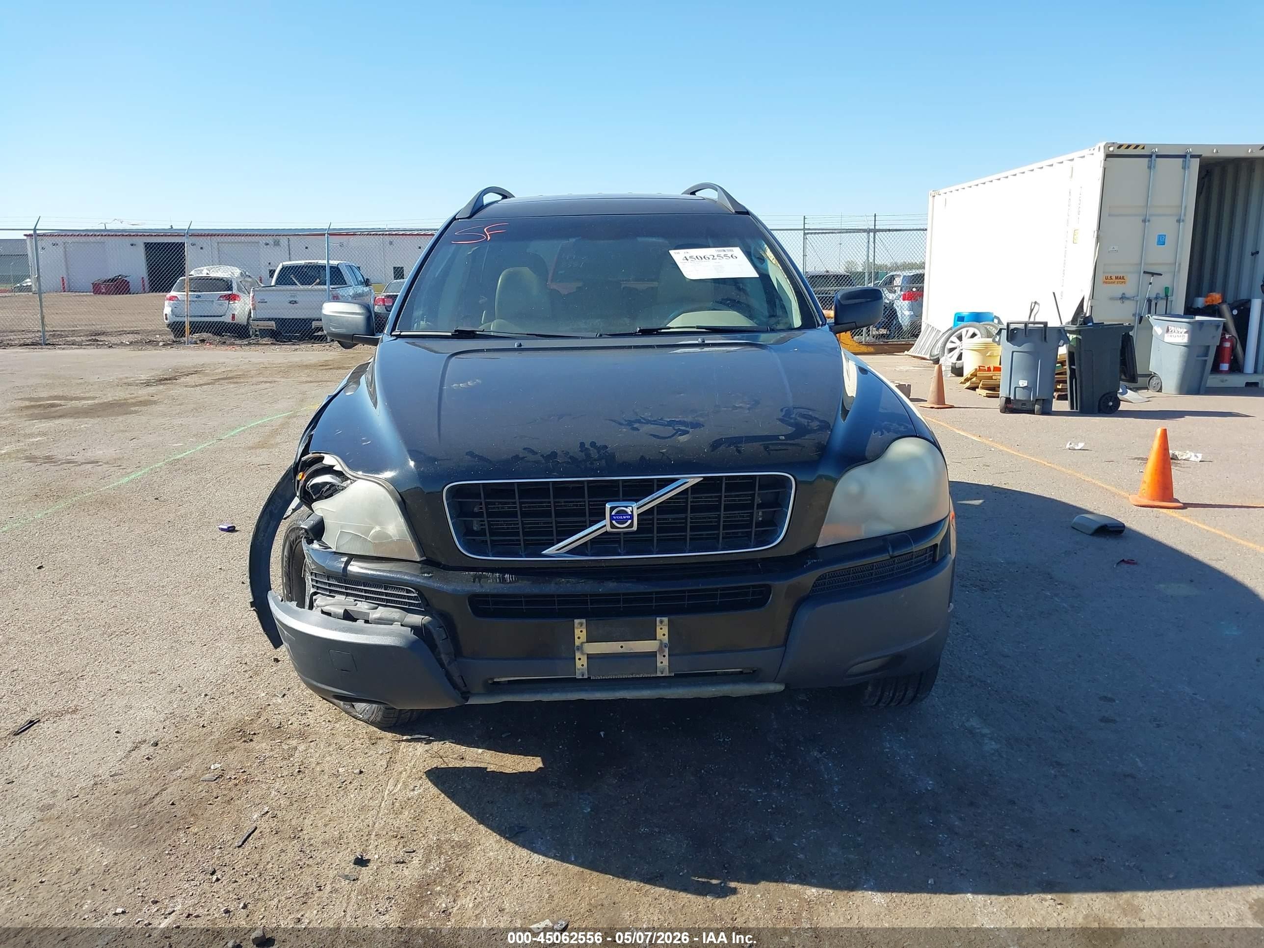 2005 Volvo Xc90 2.5t Awd Black vin: YV1CM592251152604