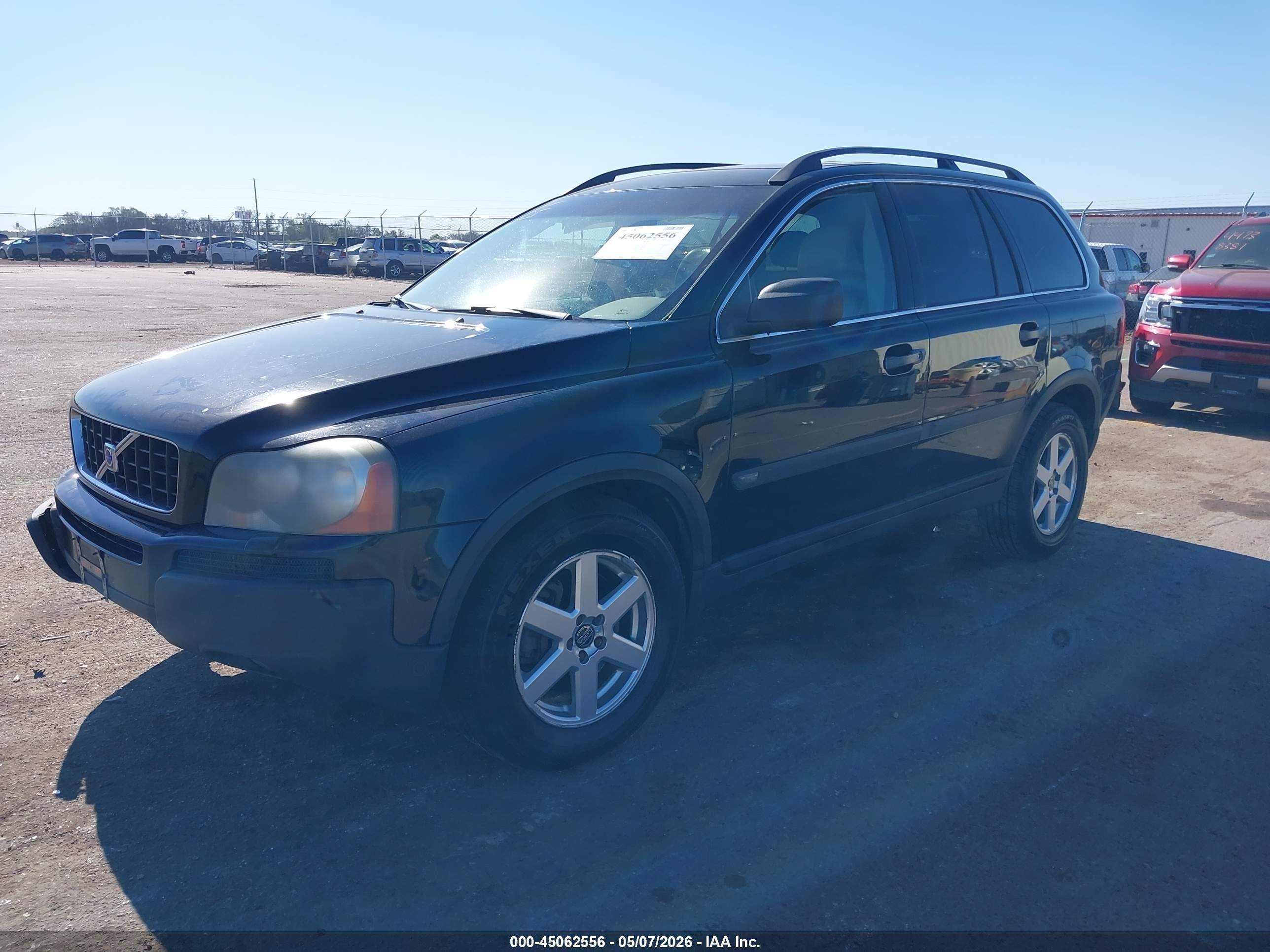 2005 Volvo Xc90 2.5t Awd Black vin: YV1CM592251152604
