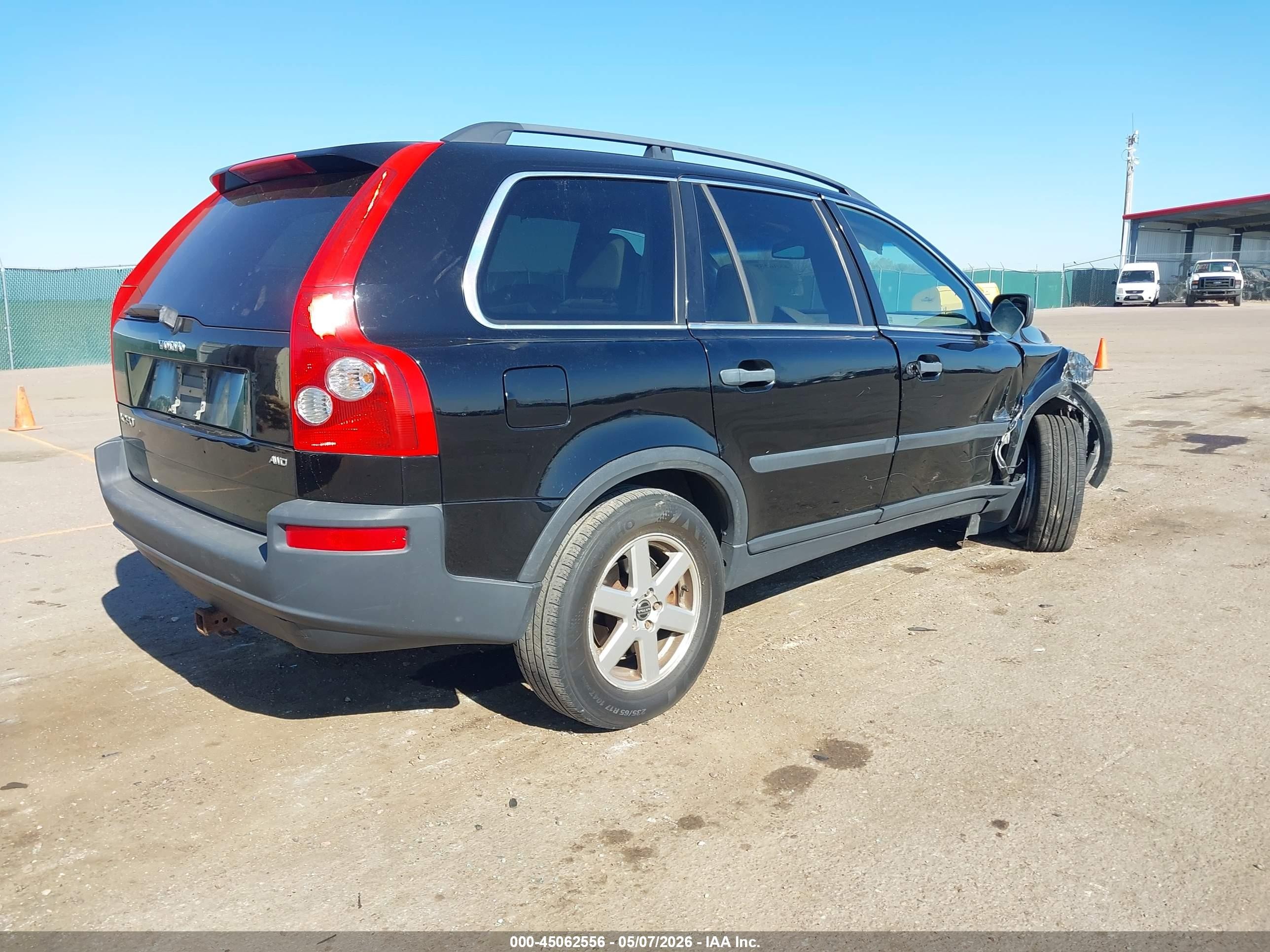 2005 Volvo Xc90 2.5t Awd Black vin: YV1CM592251152604