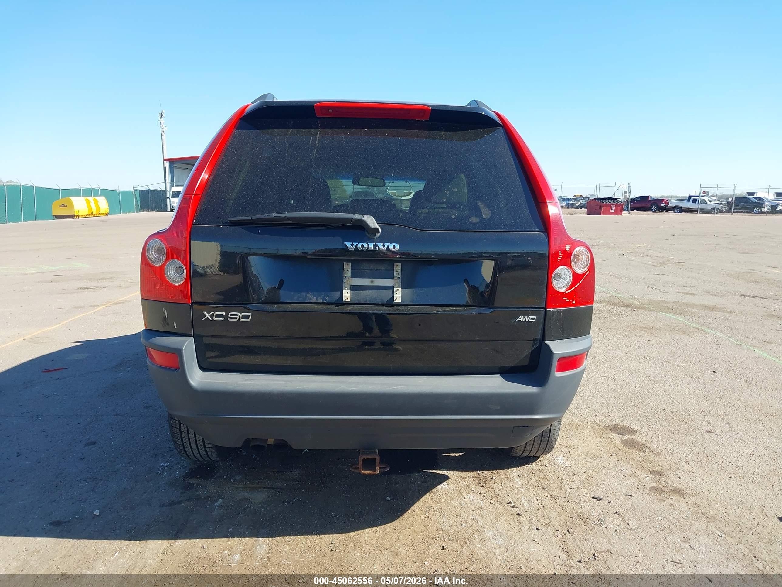 2005 Volvo Xc90 2.5t Awd Black vin: YV1CM592251152604