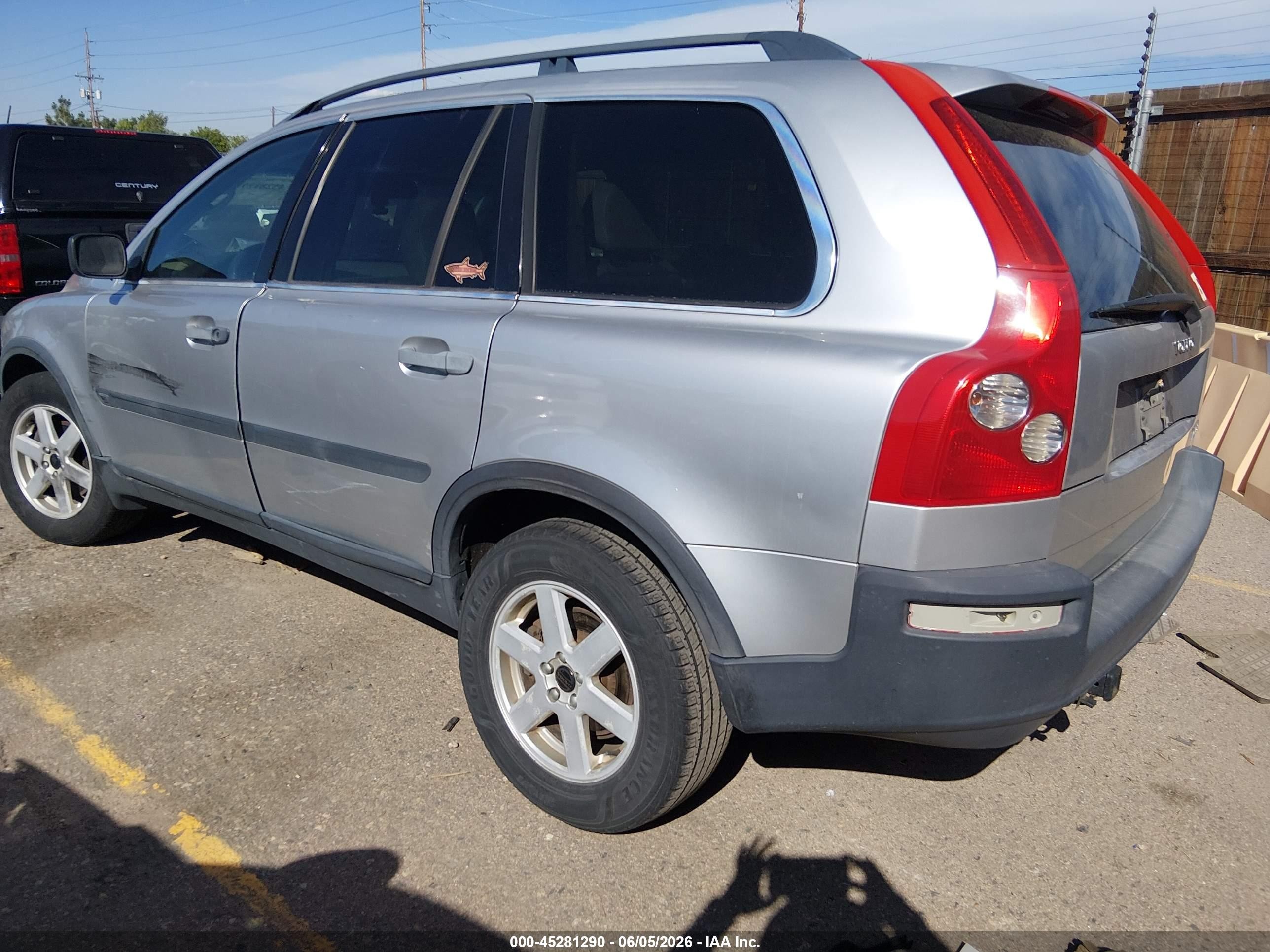2004 Volvo Xc90 2.5t Awd Silver vin: YV1CM59H041064718