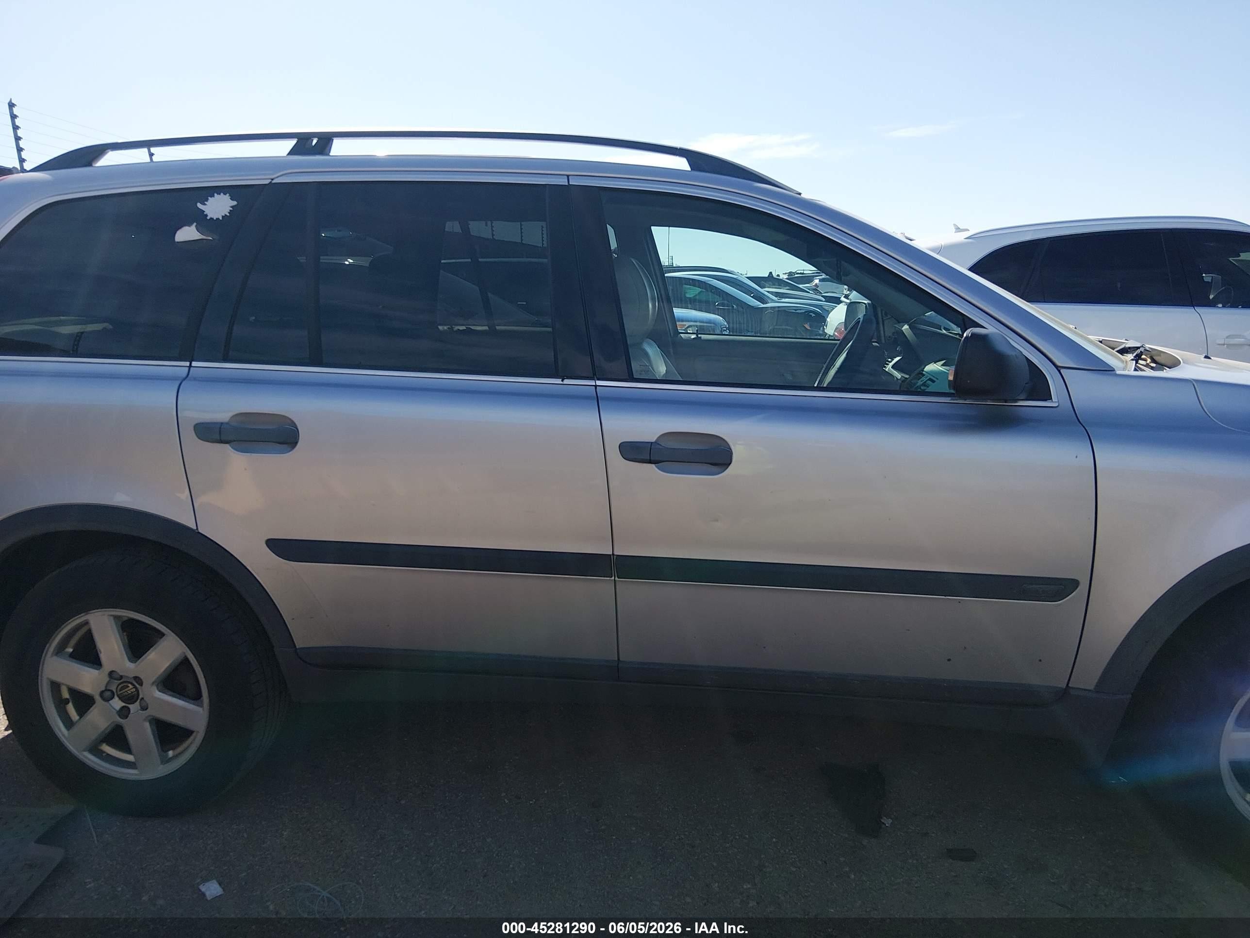 2004 Volvo Xc90 2.5t Awd Silver vin: YV1CM59H041064718