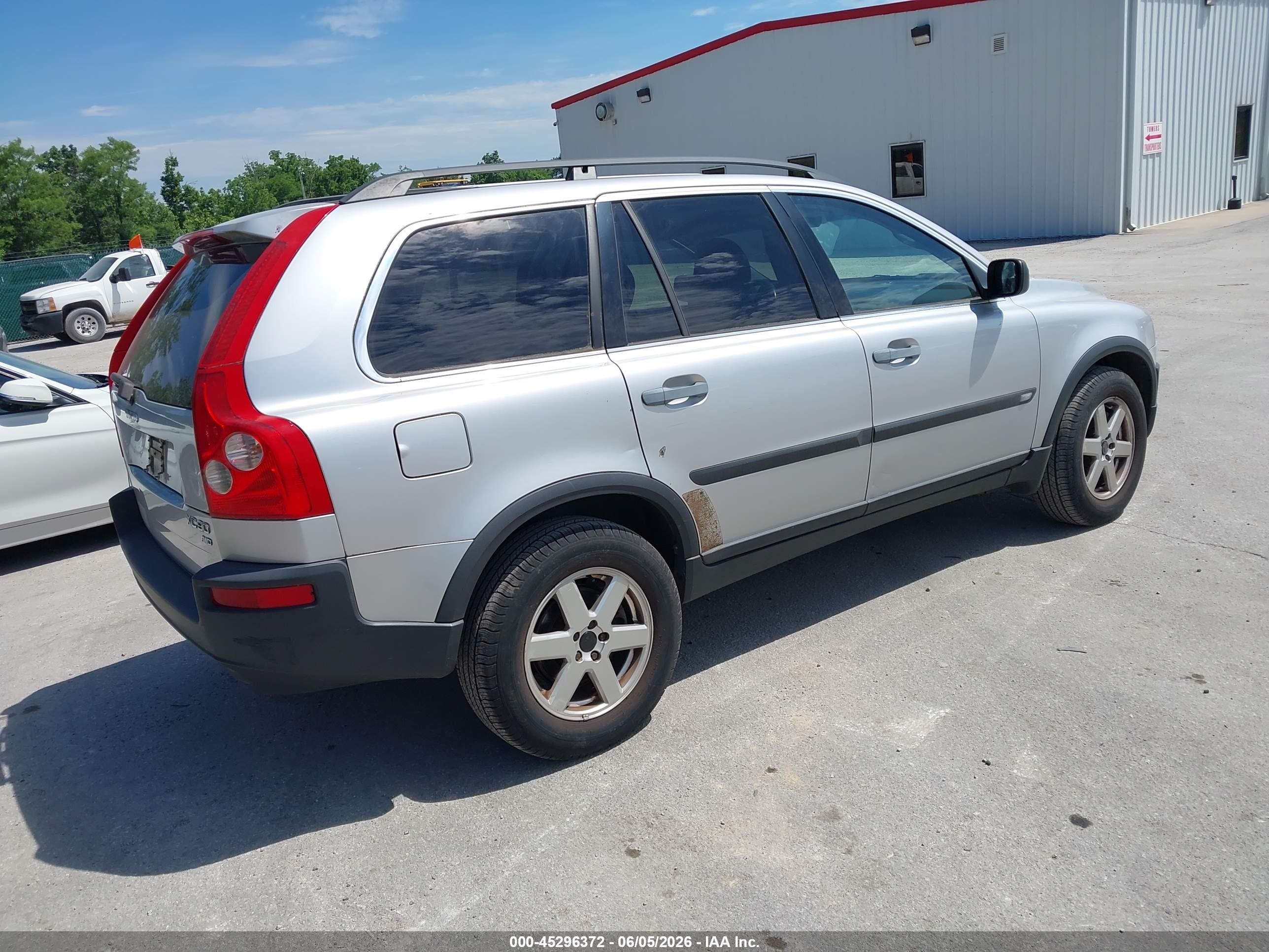2004 Volvo Xc90 2.5t Awd Silver vin: YV1CM59H141073167
