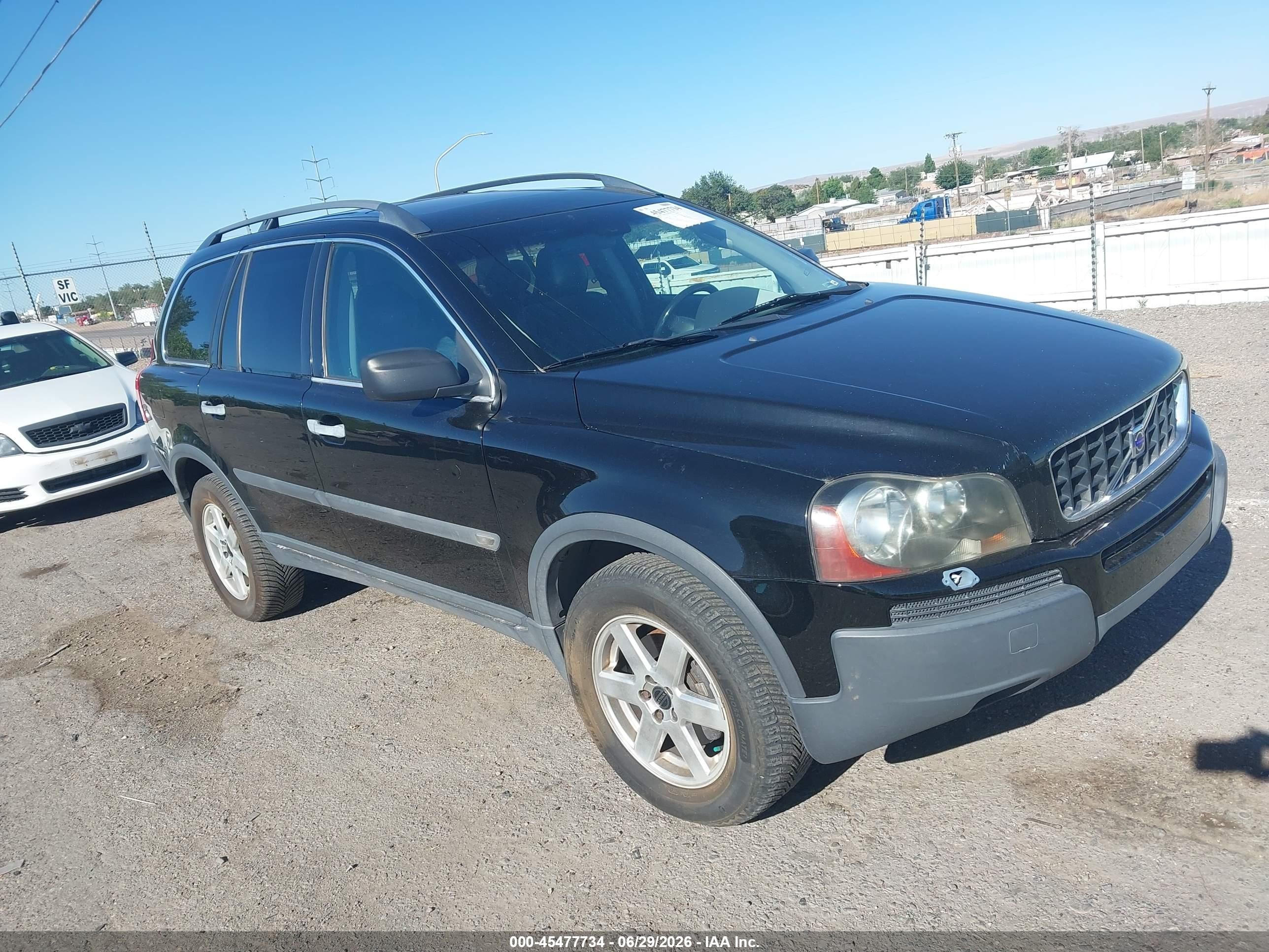 2003 Volvo Xc90 2.5t Black vin: YV1CM59H731001386