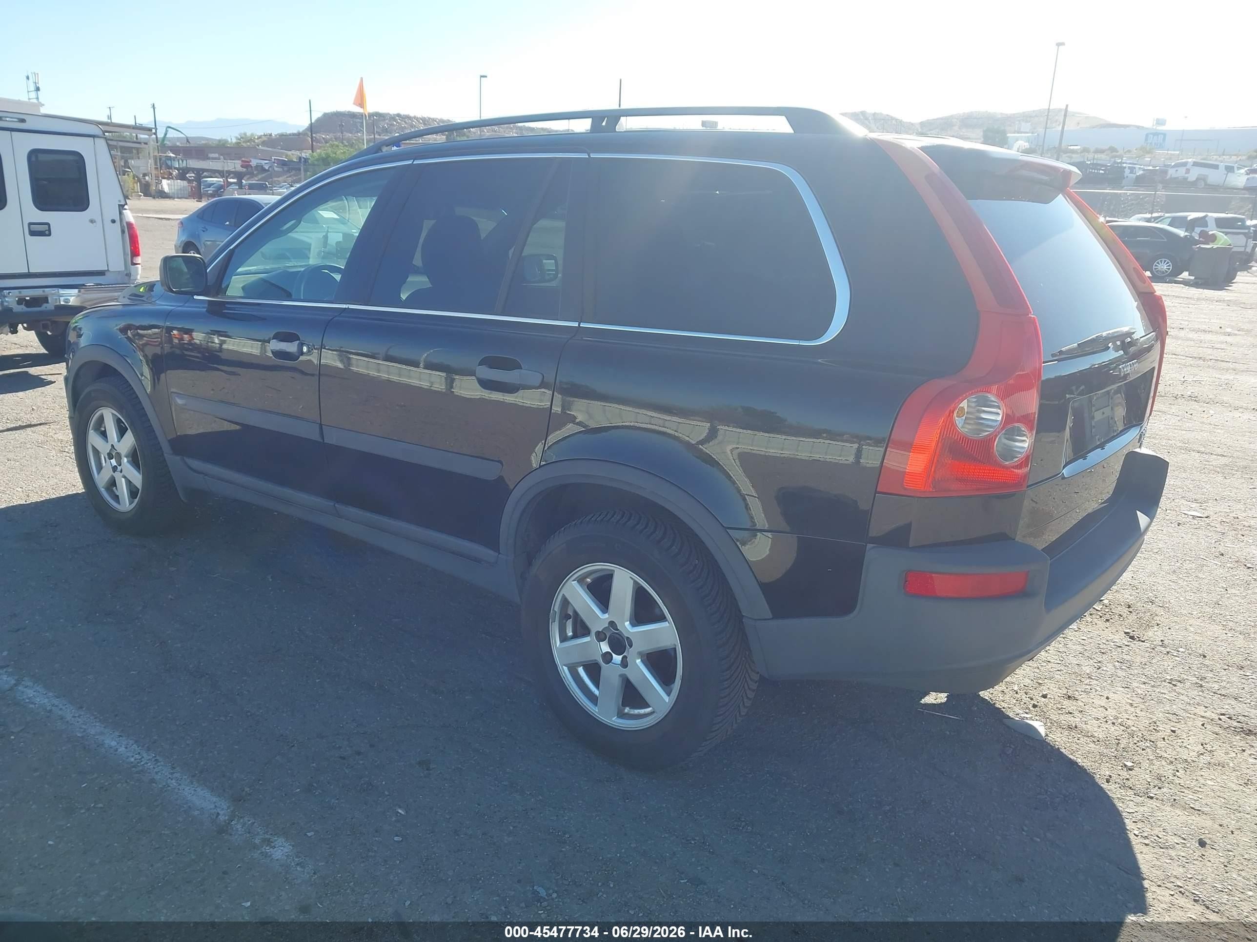 2003 Volvo Xc90 2.5t Black vin: YV1CM59H731001386