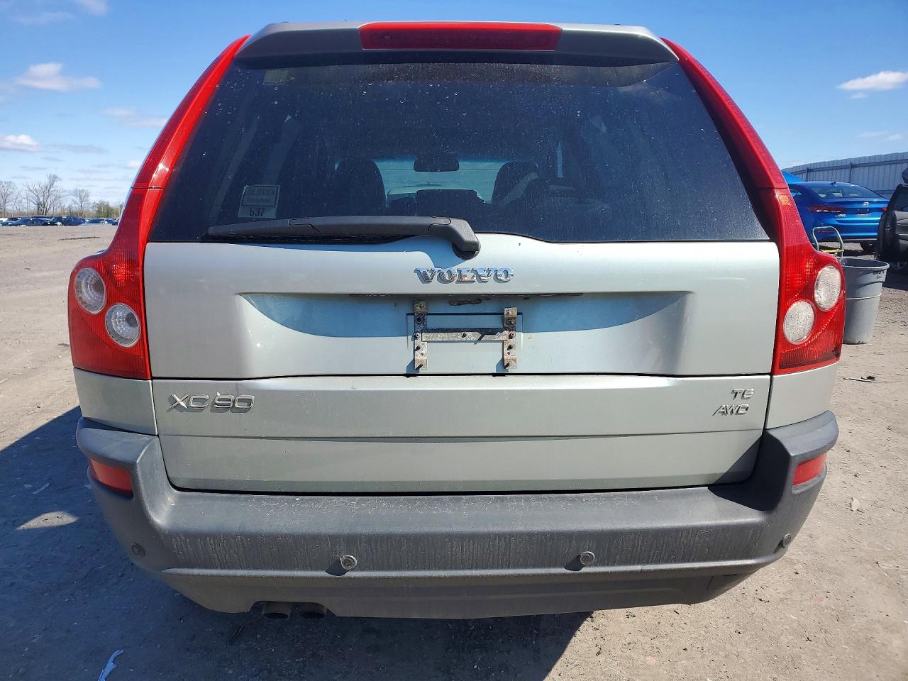 2005 Volvo Xc90 T6 Silver vin: YV1CM911X51159567