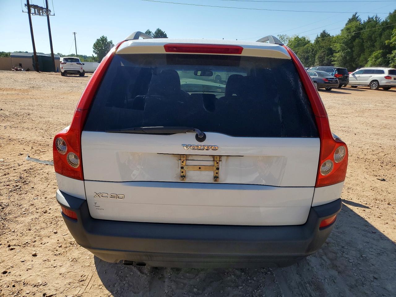 2005 Volvo Xc90 White vin: YV1CN592551138080