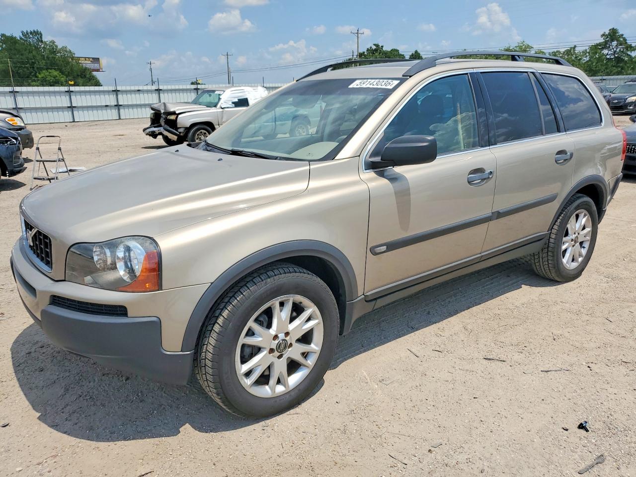 2005 Volvo Xc90 Желто-коричневый vin: YV1CN592951165010