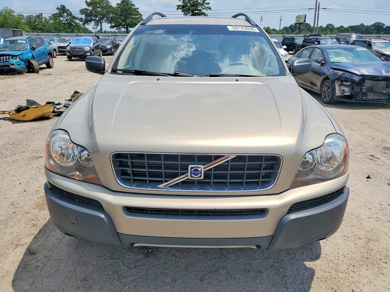 2005 Volvo Xc90 Желто-коричневый vin: YV1CN592951165010