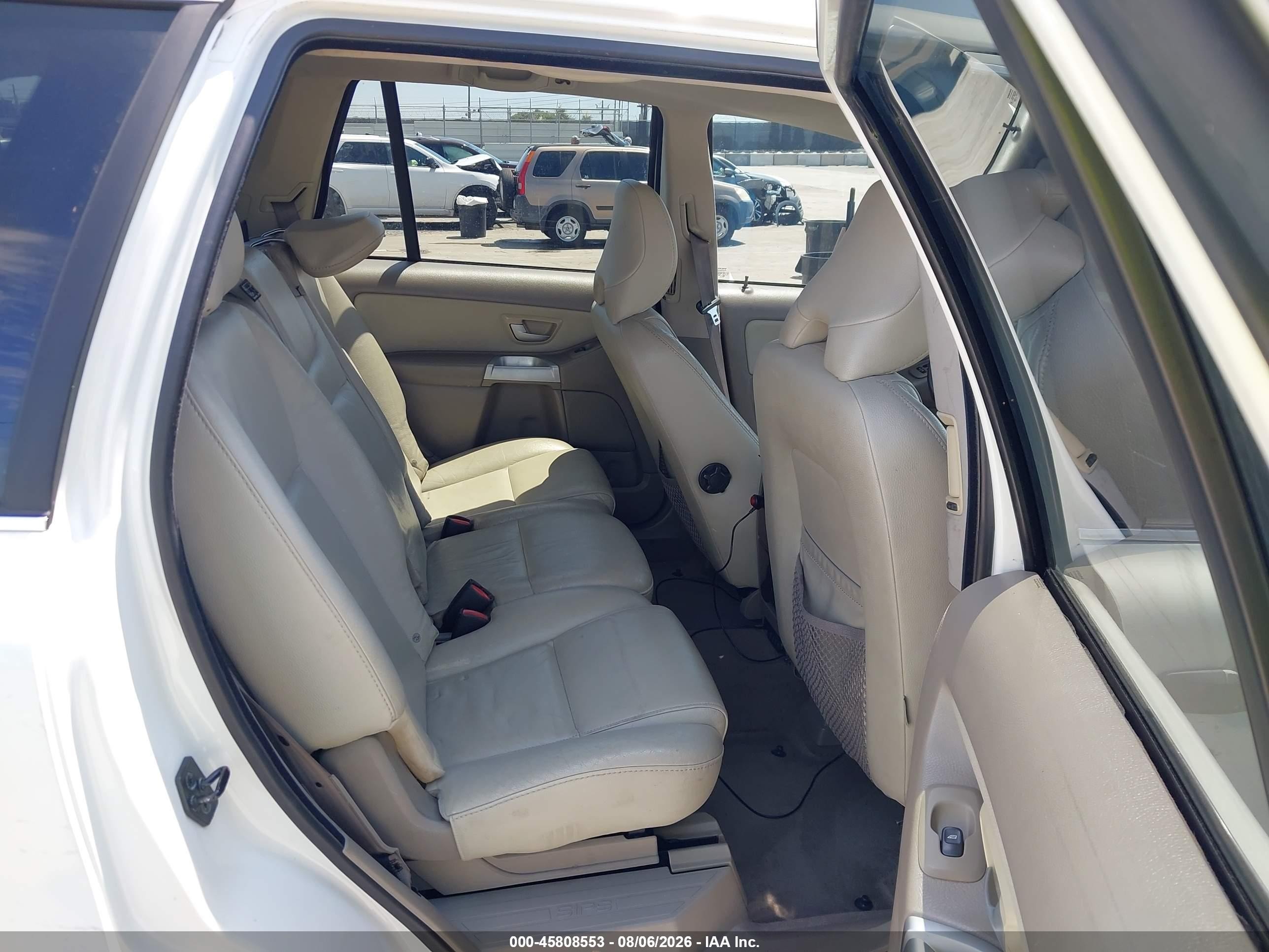 2005 Volvo Xc90 2.5t White vin: YV1CN592X51212318