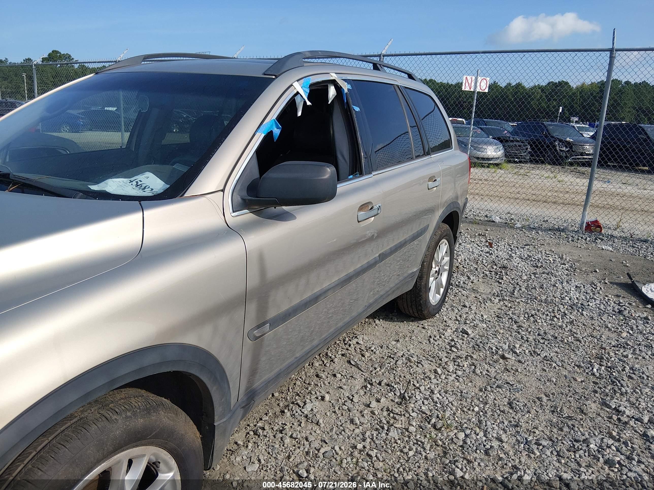 2004 Volvo Xc90 2.5t Gray vin: YV1CN59H641076109