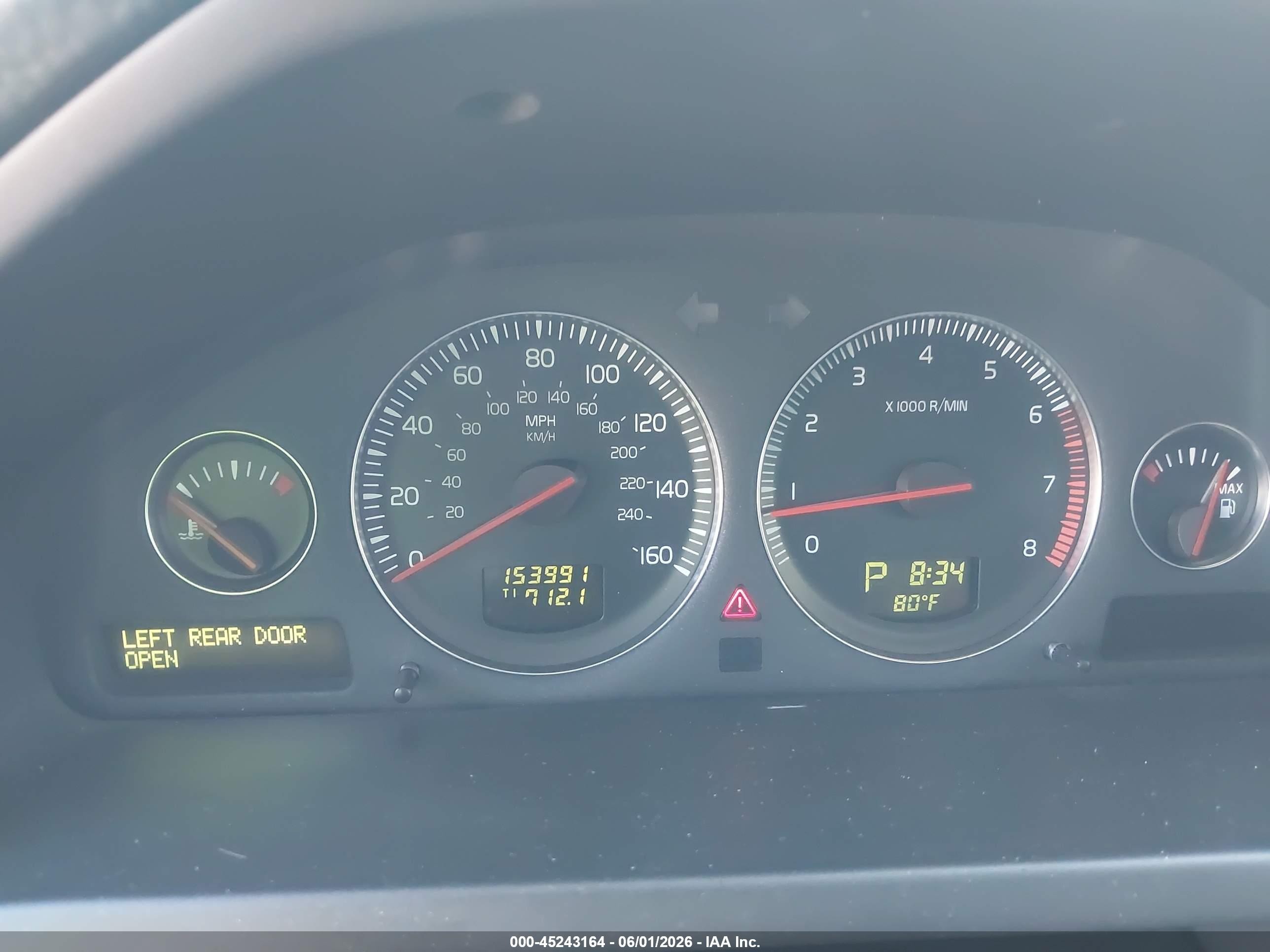 2005 Volvo Xc90 2.5t Серебряный vin: YV1CY592151143414