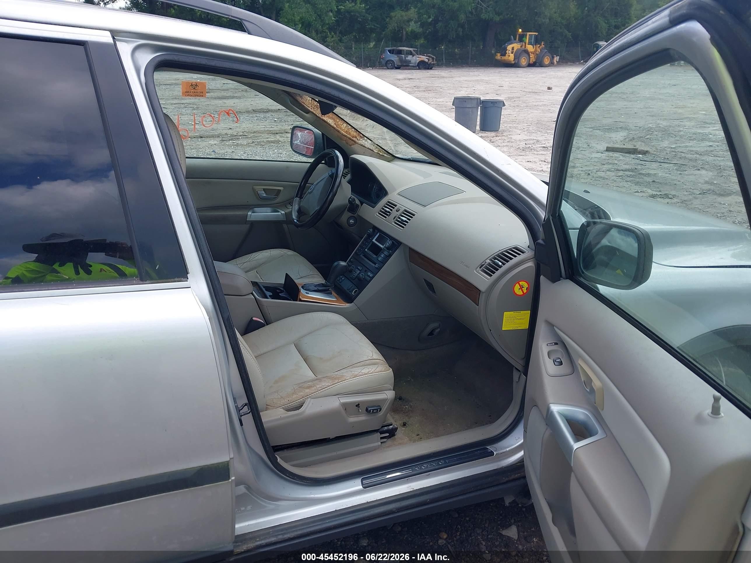 2005 Volvo Xc90 2.5t Silver vin: YV1CY592251159489