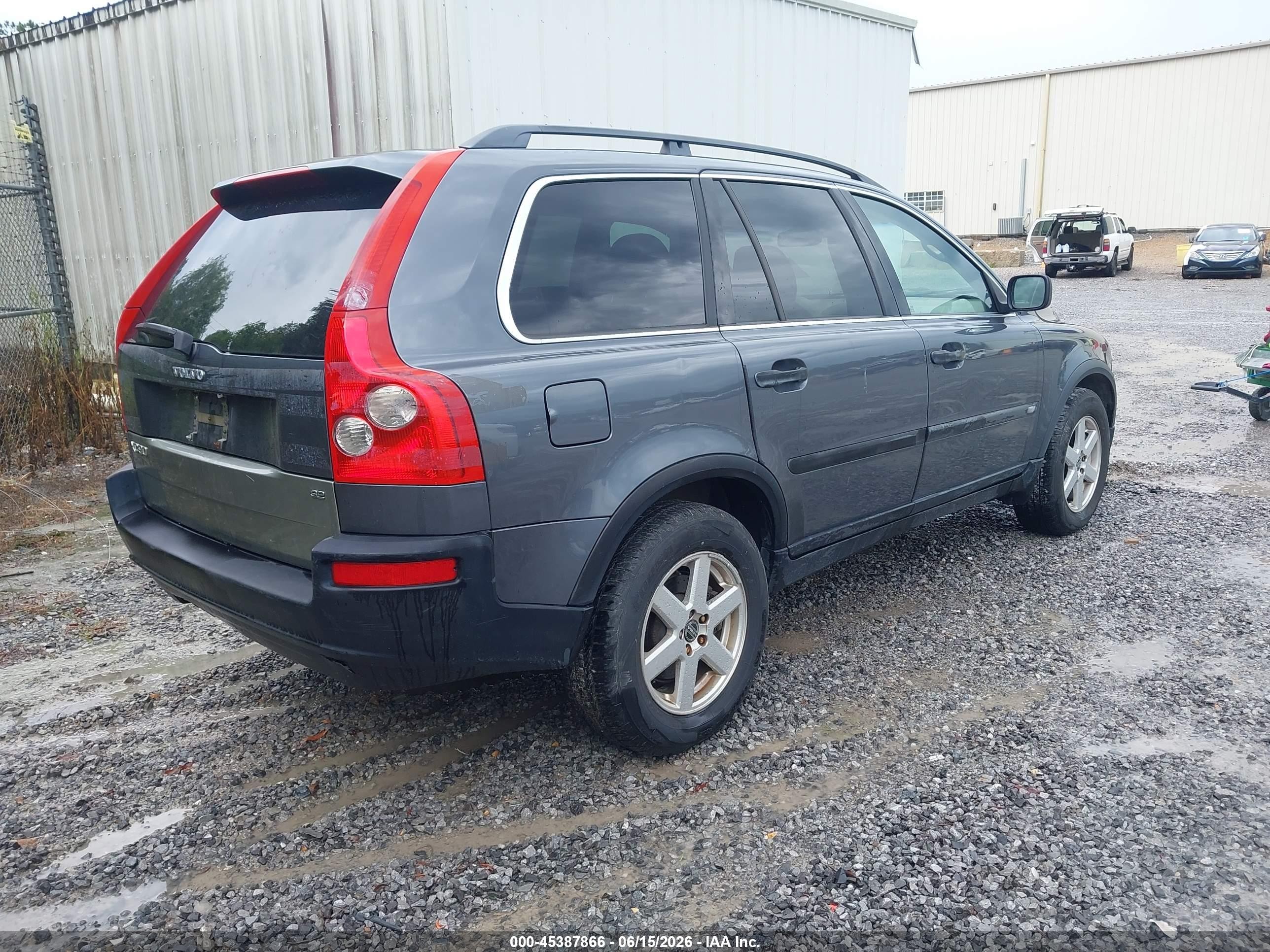 2005 Volvo Xc90 2.5t Синий vin: YV1CY592X51146702
