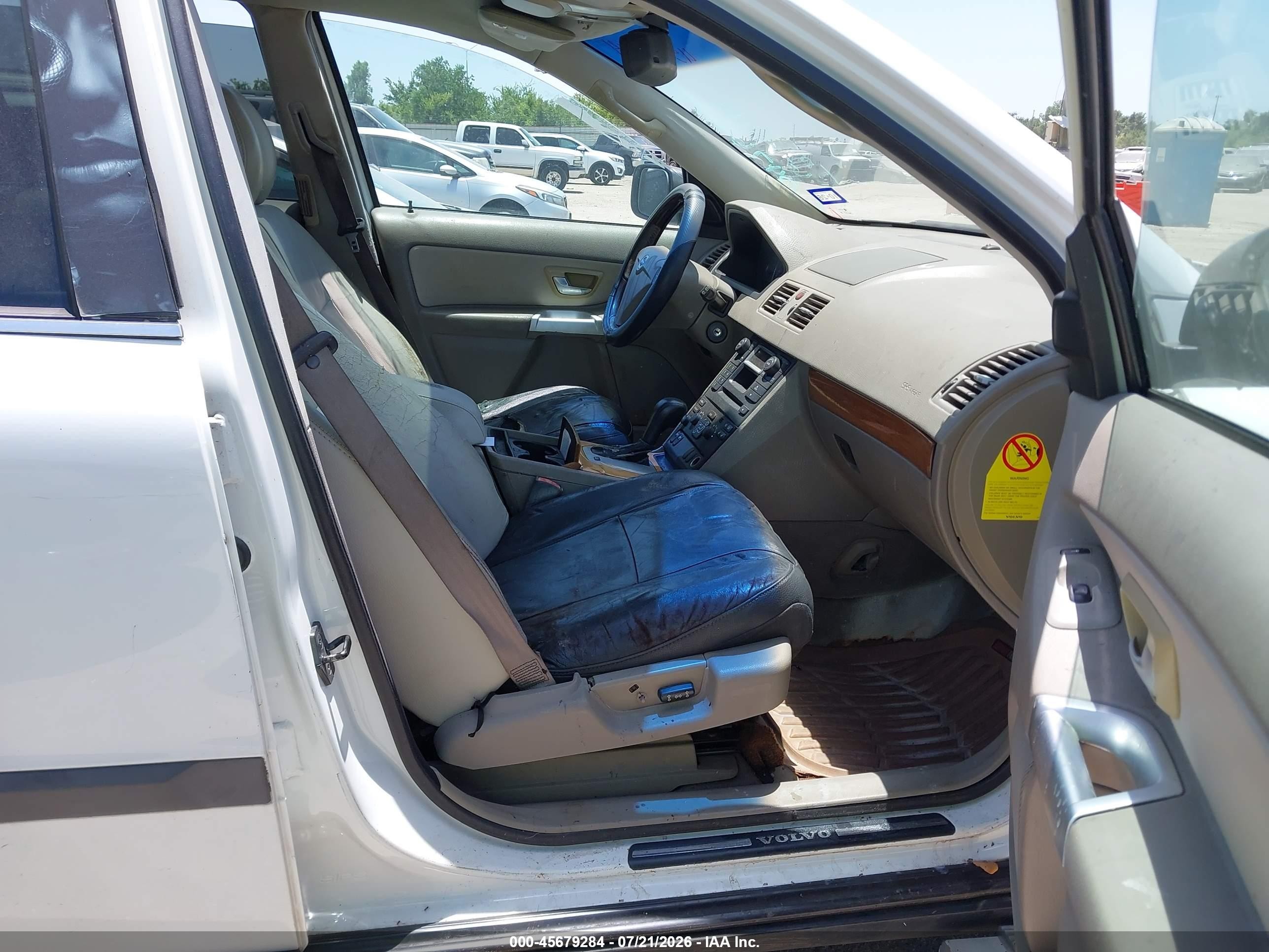 2004 Volvo Xc90 2.5t White vin: YV1CY59H541047661