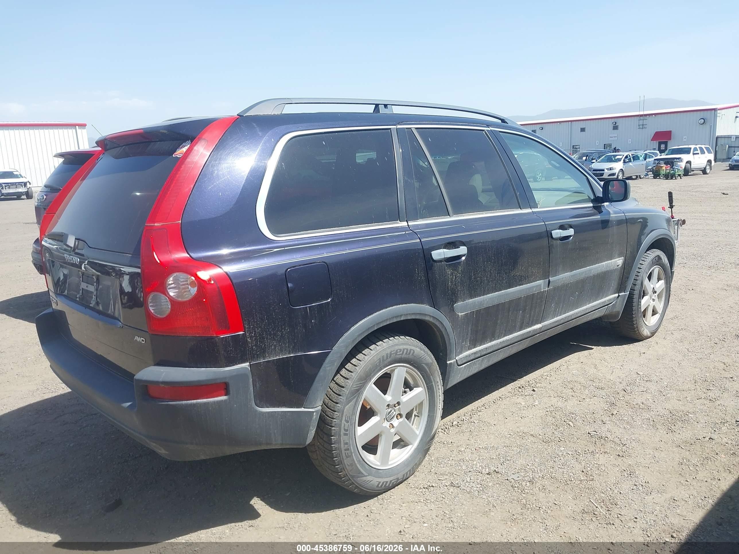 2005 Volvo Xc90 2.5t Awd Blue vin: YV1CZ592551145065
