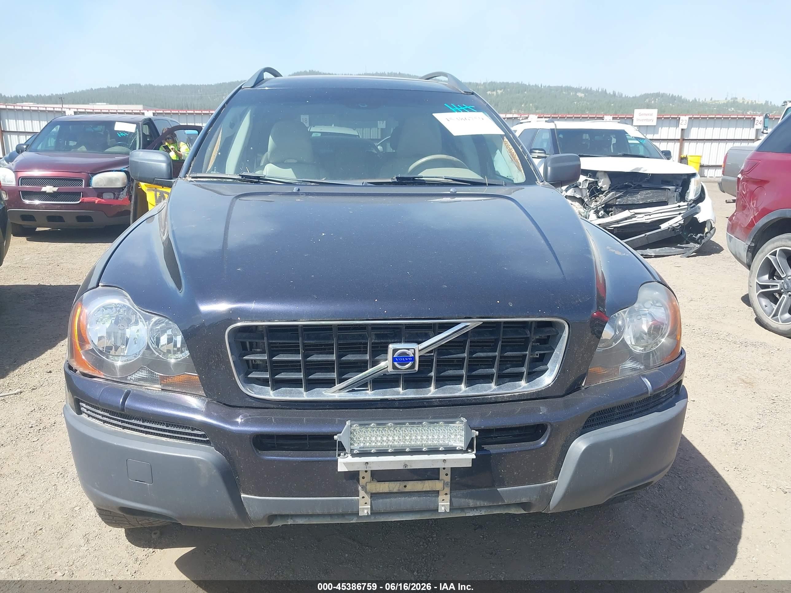 2005 Volvo Xc90 2.5t Awd Blue vin: YV1CZ592551145065