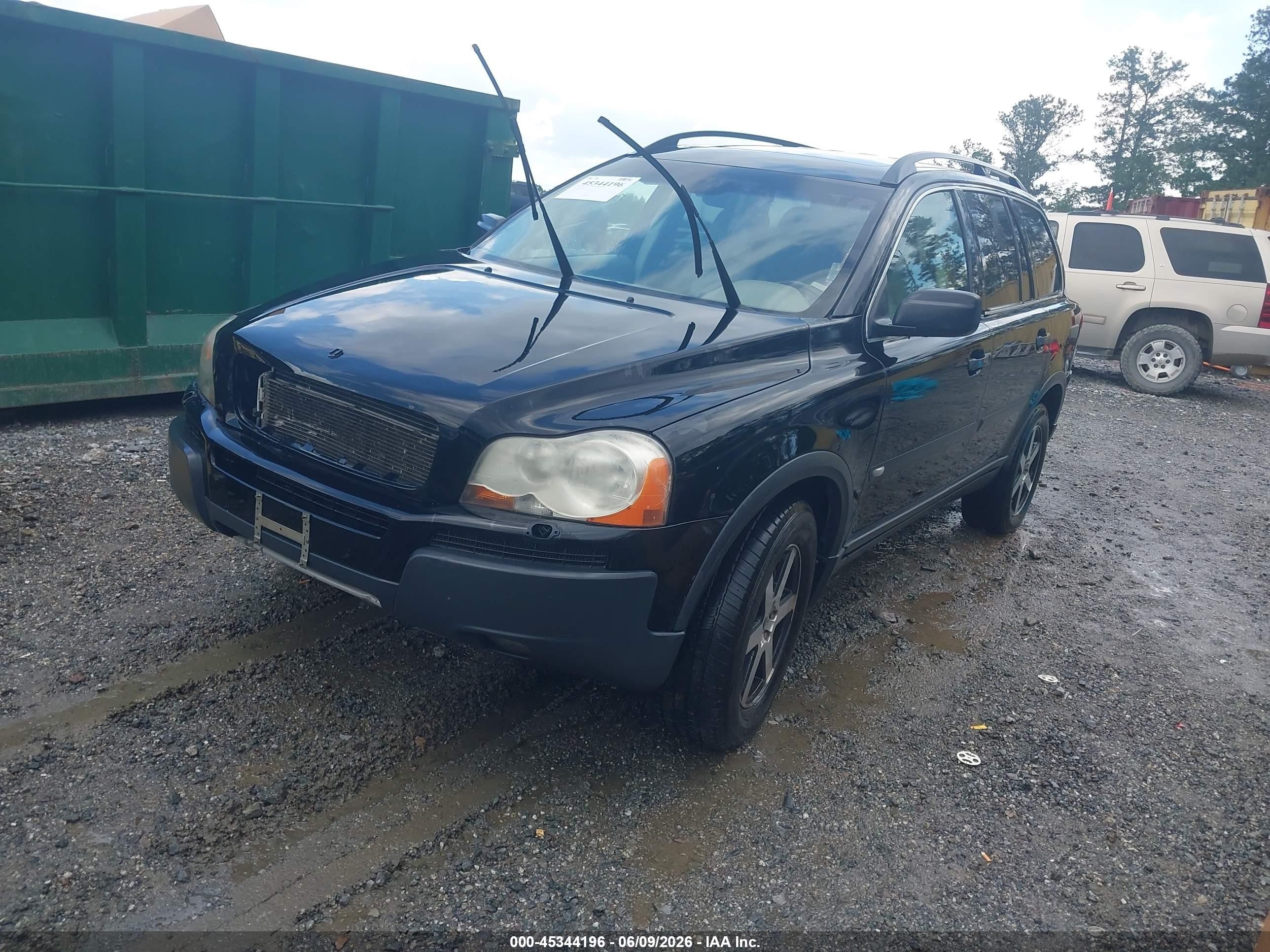2005 Volvo Xc90 2.5t Awd Black vin: YV1CZ592651172064