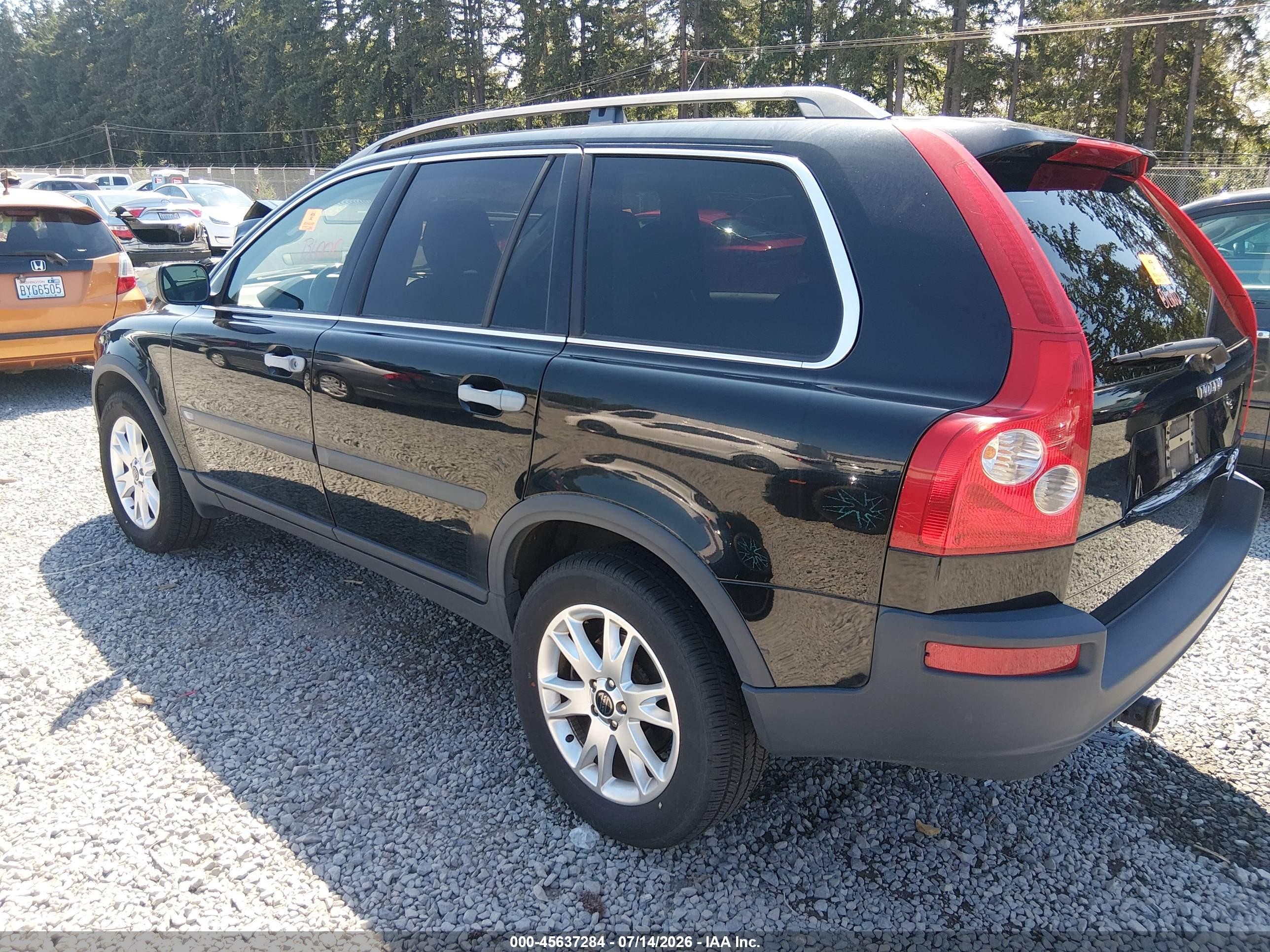 2004 Volvo Xc90 2.5t Awd Black vin: YV1CZ59H141057987