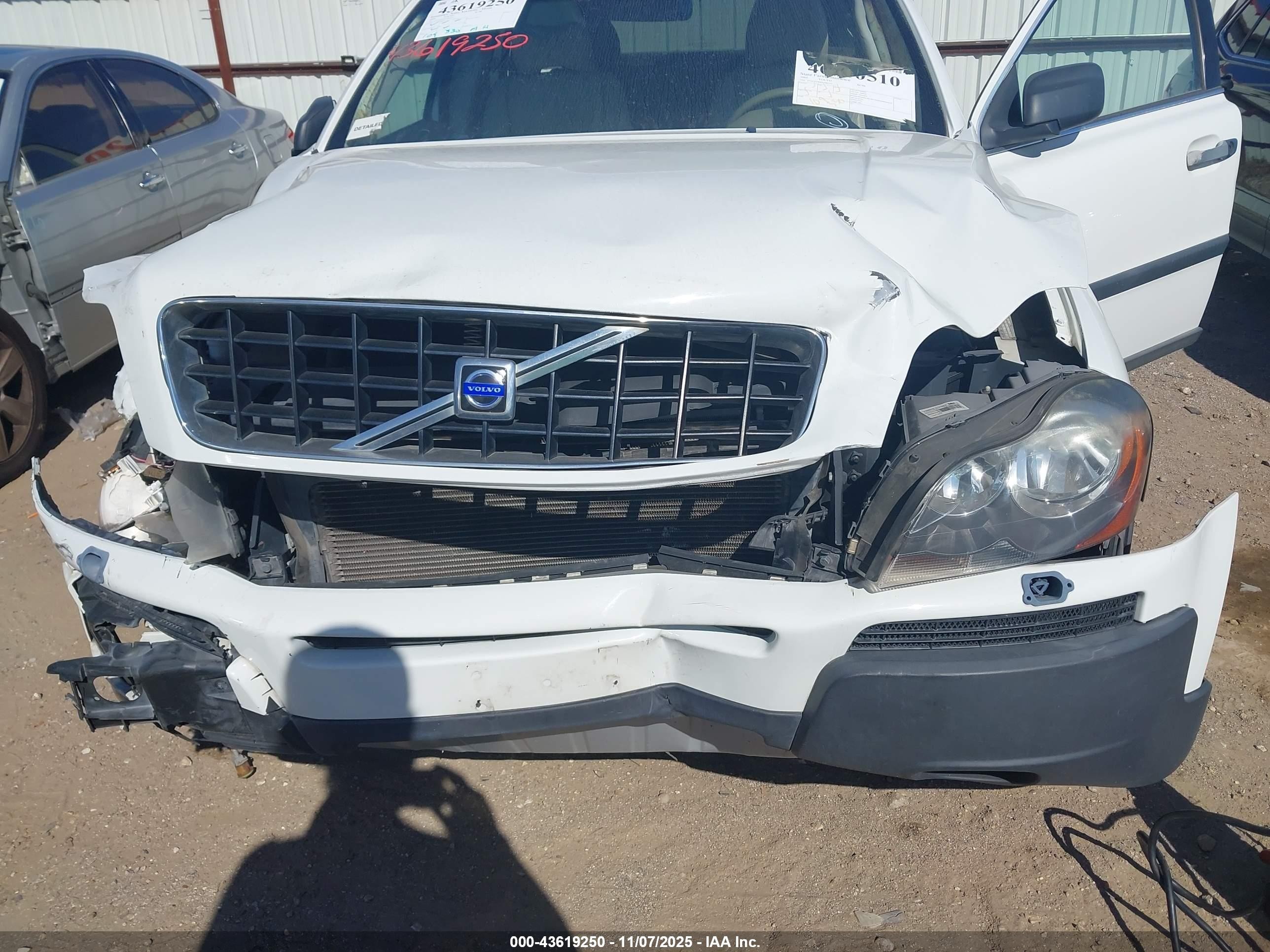 2004 Volvo Xc90 2.5t Awd Белый vin: YV1CZ59H441084214
