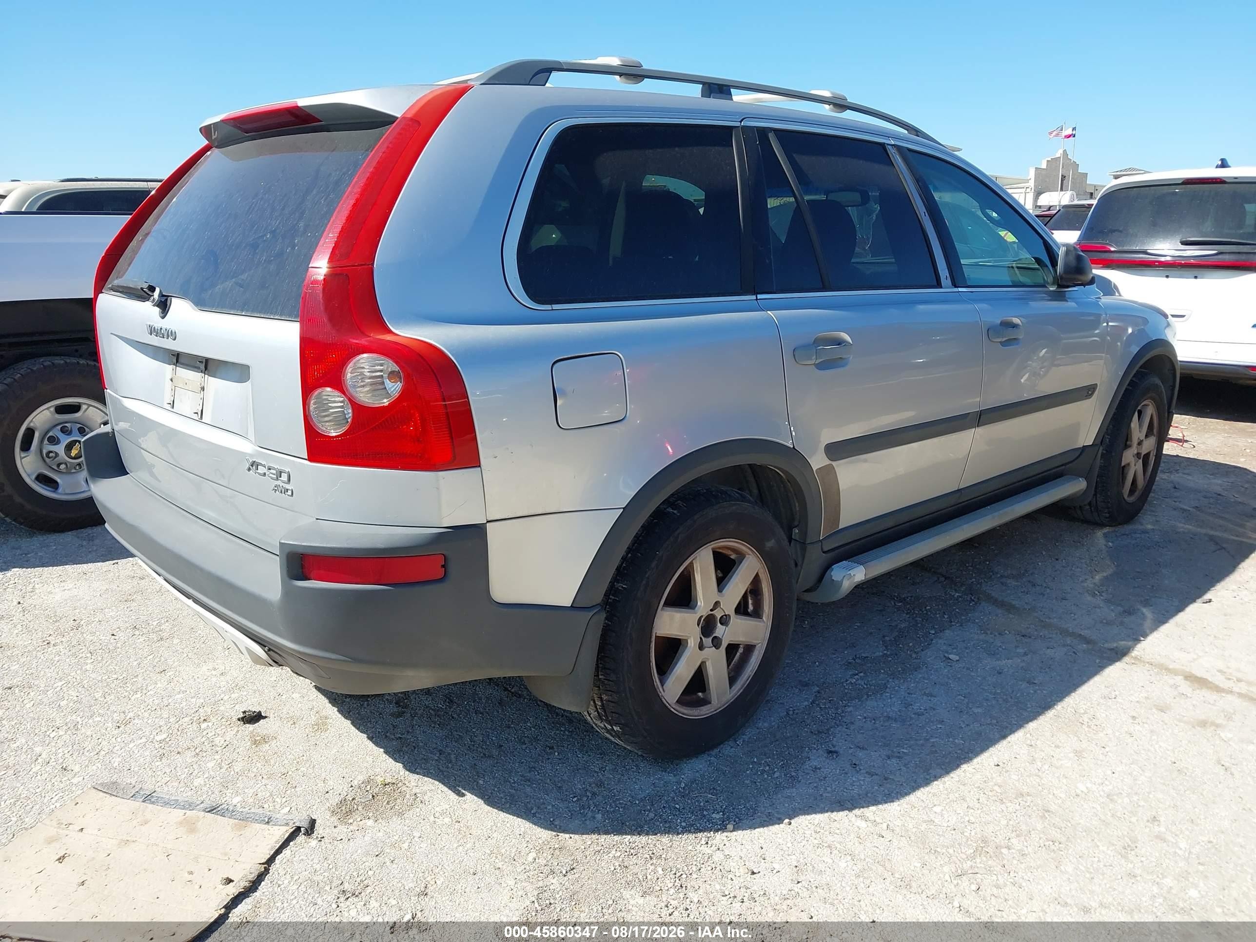 2004 Volvo Xc90 2.5t Awd Silver vin: YV1CZ59H641063901