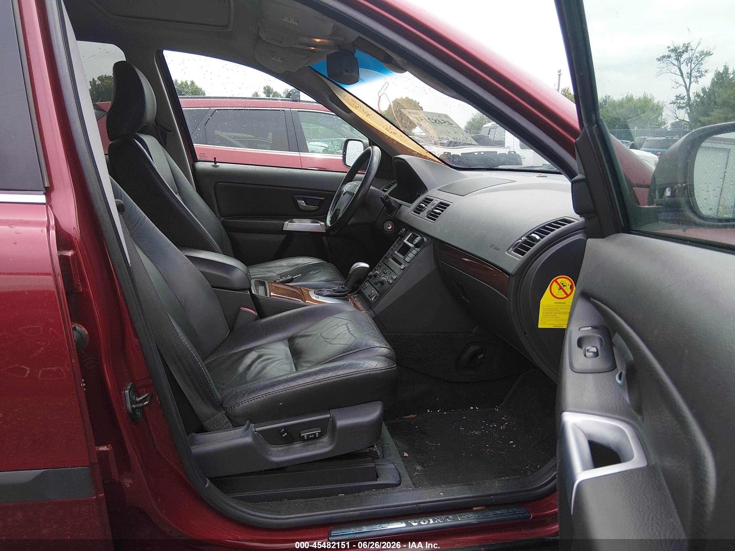 2004 Volvo Xc90 2.5t Awd Red vin: YV1CZ59H641120503