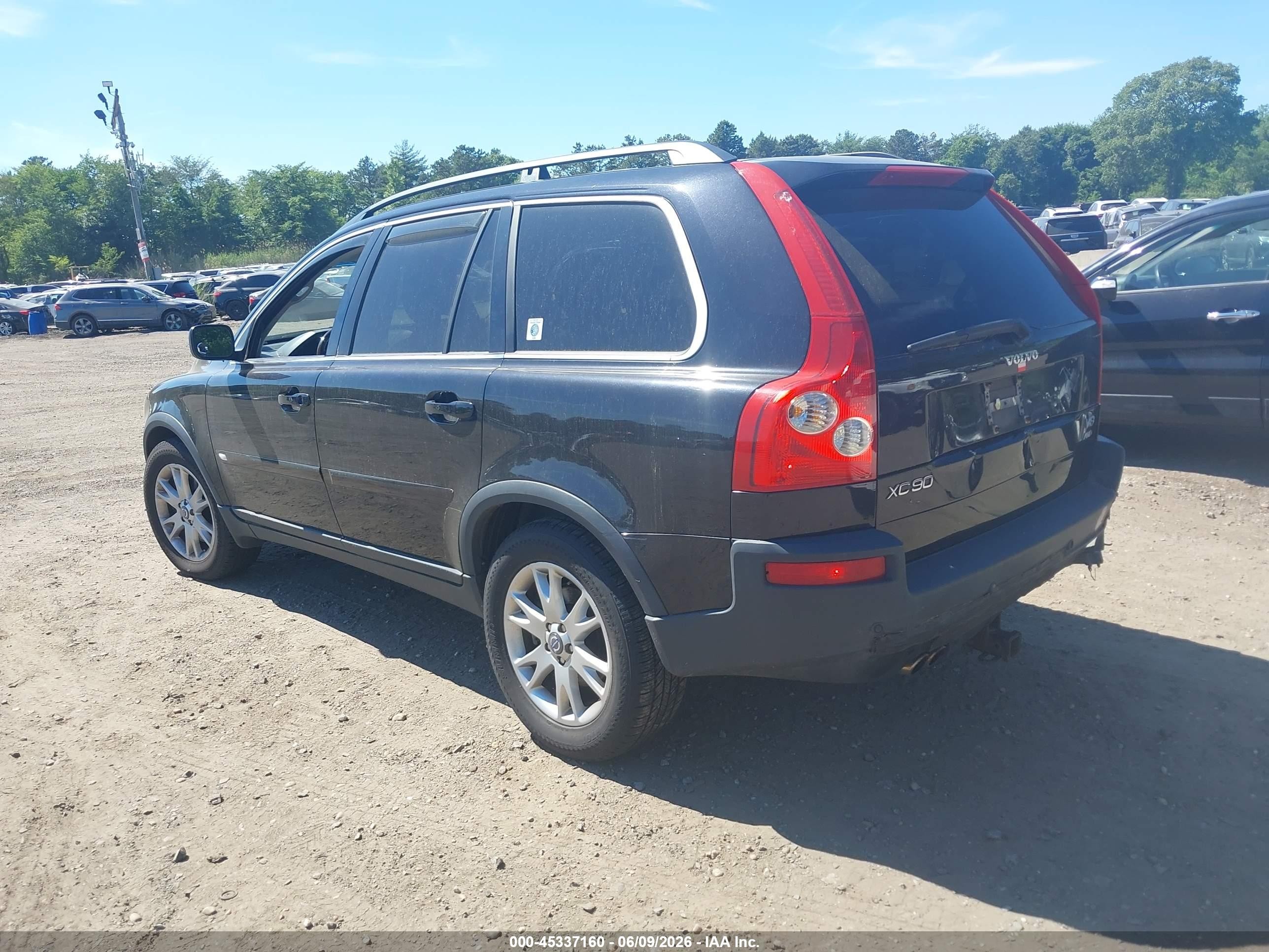 2005 Volvo Xc90 T6 Black vin: YV1CZ852151204152