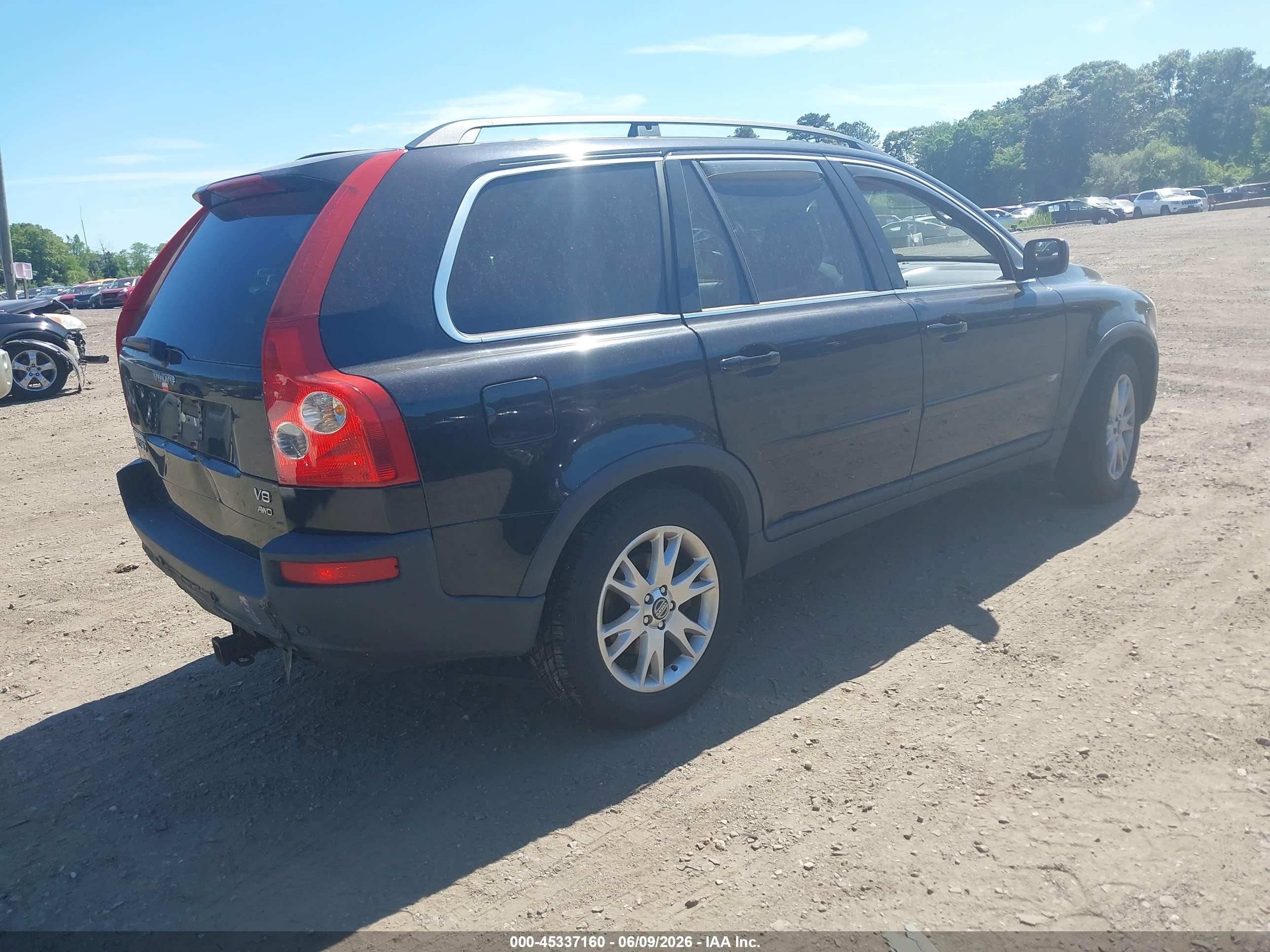 2005 Volvo Xc90 T6 Black vin: YV1CZ852151204152