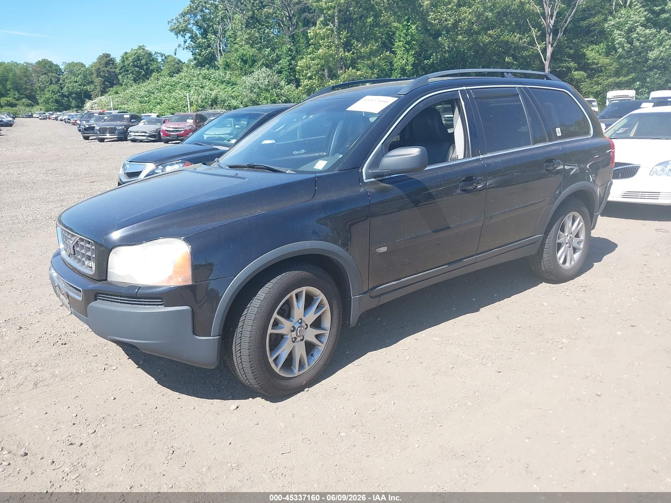 2005 Volvo Xc90 T6 Black vin: YV1CZ852151204152