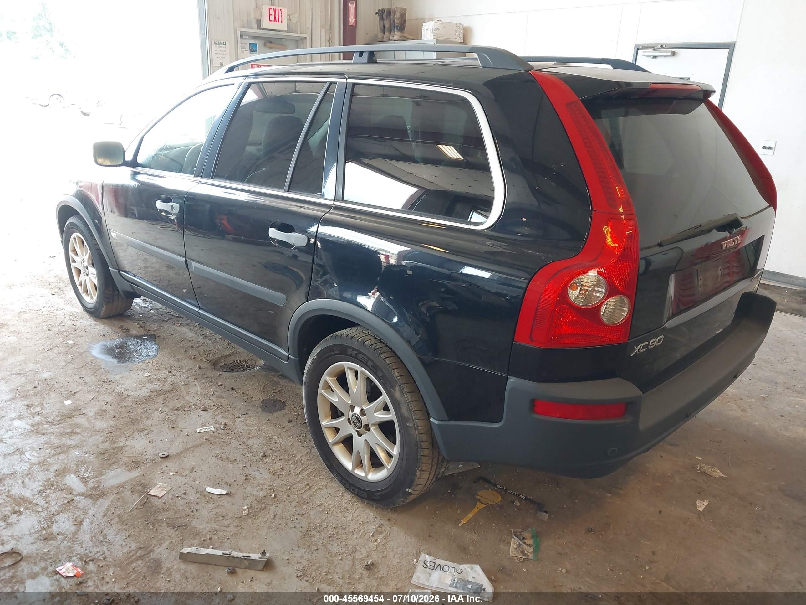 2005 Volvo Xc90 2.5t Awd Black vin: YV1CZ911151144277