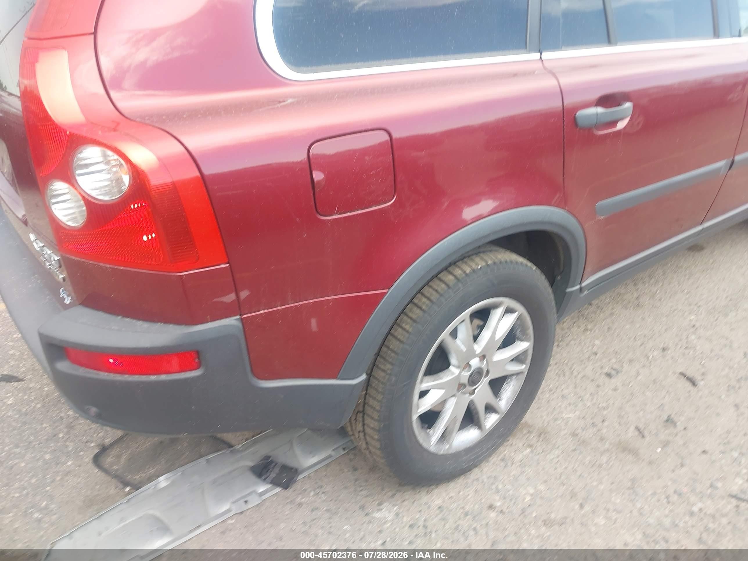 2004 Volvo Xc90 T6 Red vin: YV1CZ91H041124307