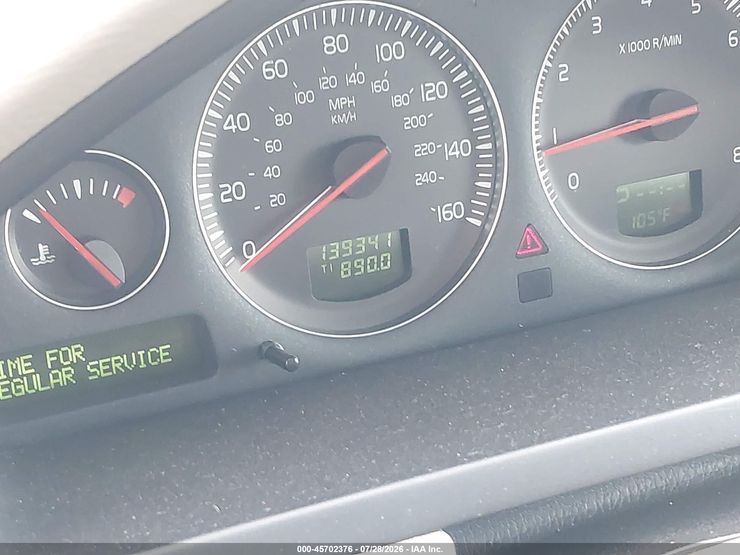 2004 Volvo Xc90 T6 Red vin: YV1CZ91H041124307