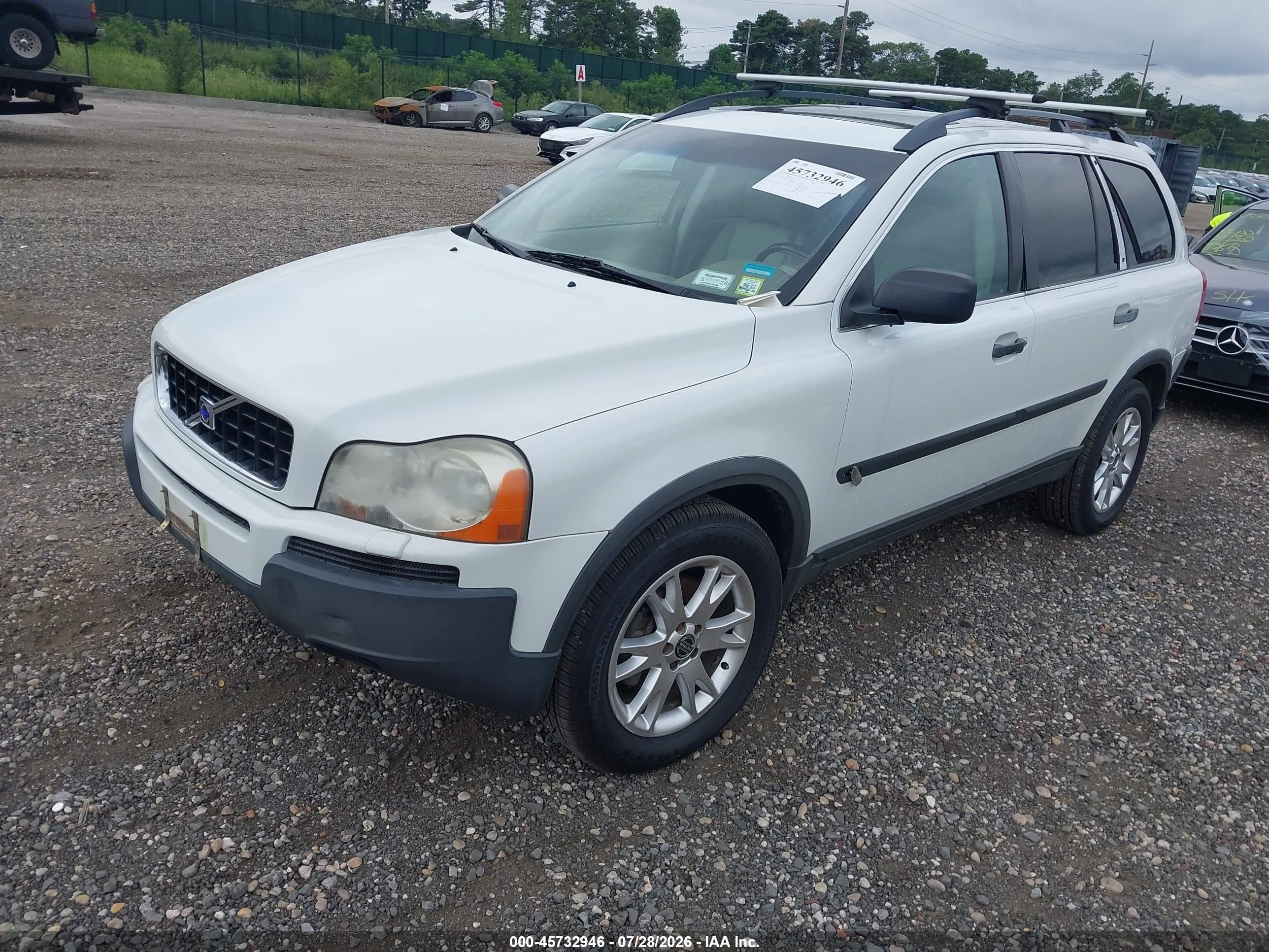 2004 Volvo Xc90 T6 White vin: YV1CZ91H141118368