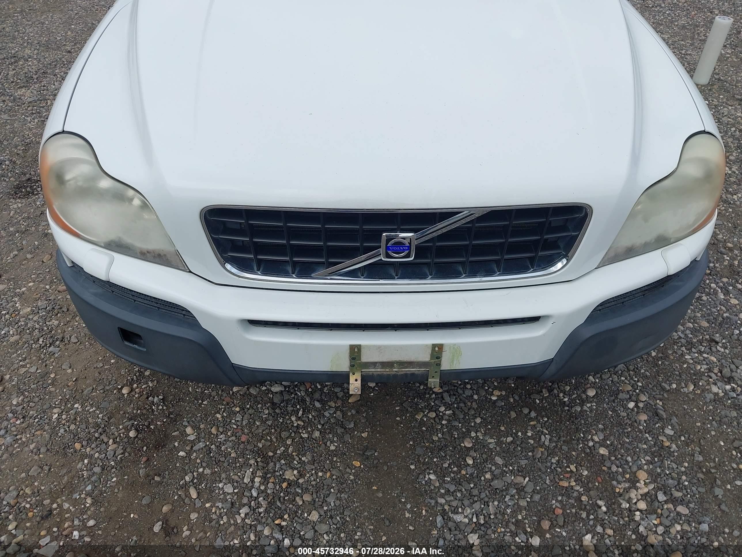 2004 Volvo Xc90 T6 White vin: YV1CZ91H141118368