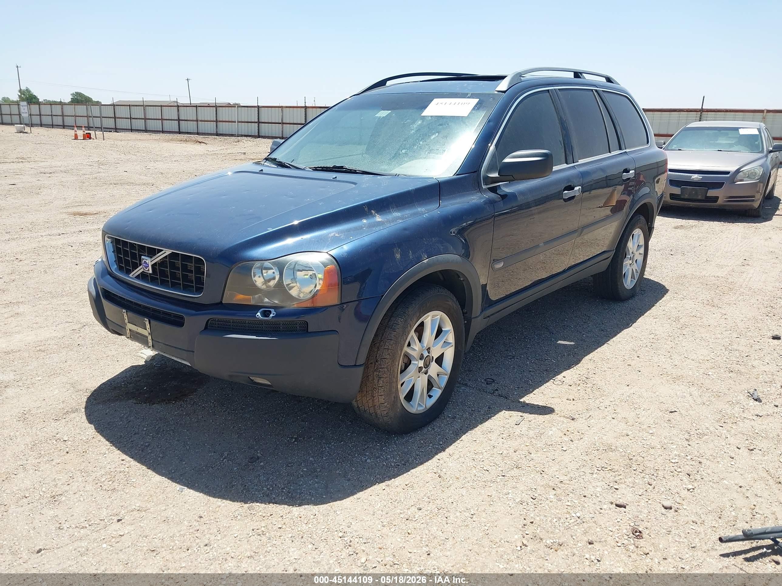 2004 Volvo Xc90 T6 Dark Blue vin: YV1CZ91H341056309