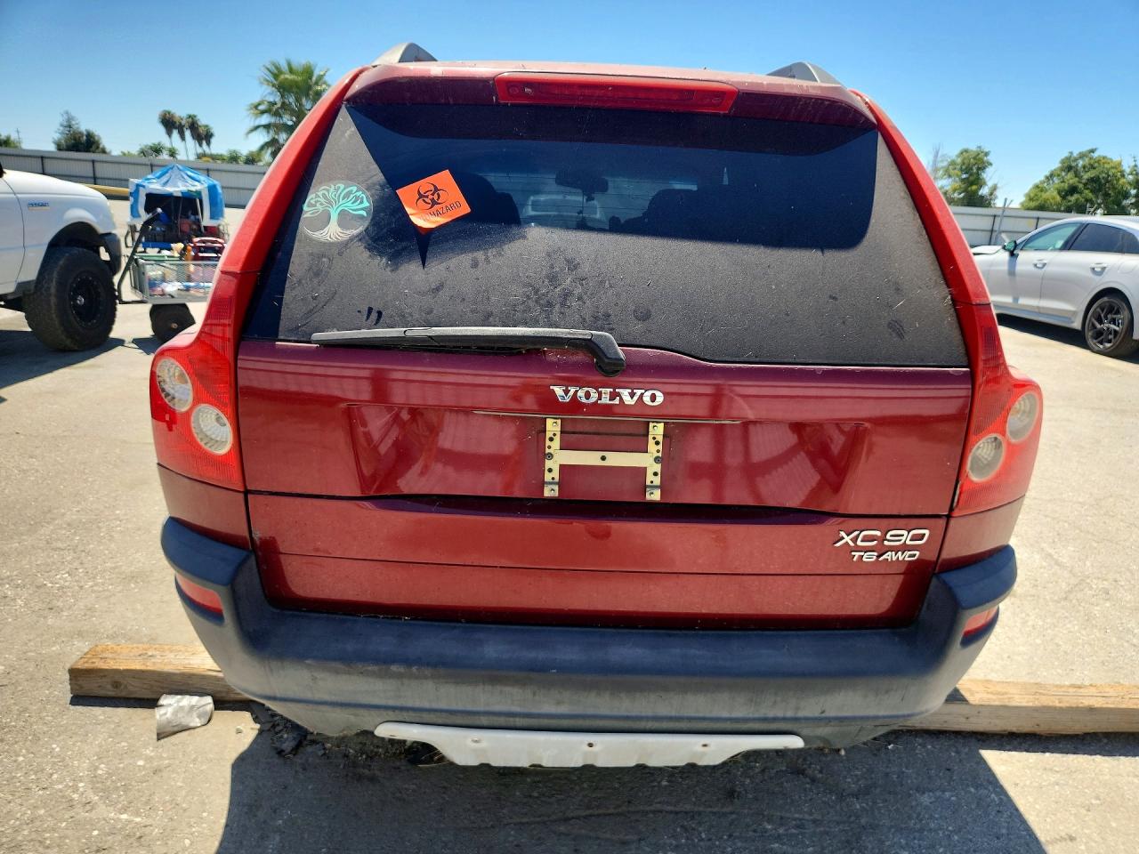 2003 Volvo Xc90 Red vin: YV1CZ91H431003018