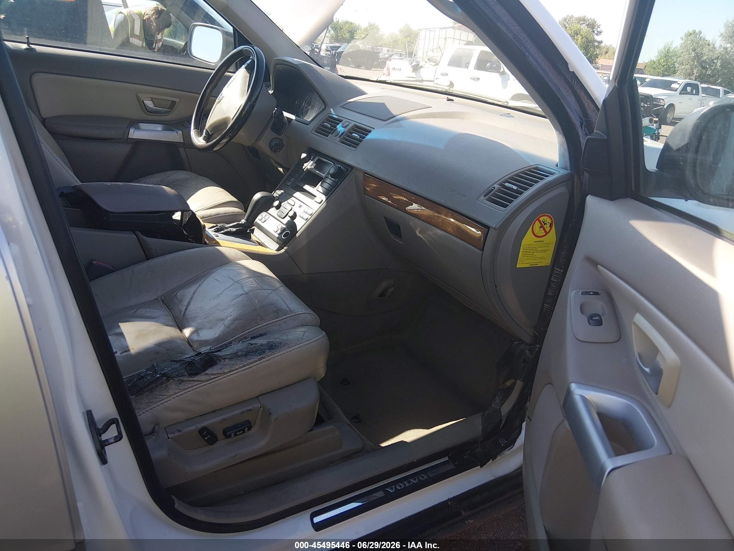 2004 Volvo Xc90 T6 White vin: YV1CZ91H441074253