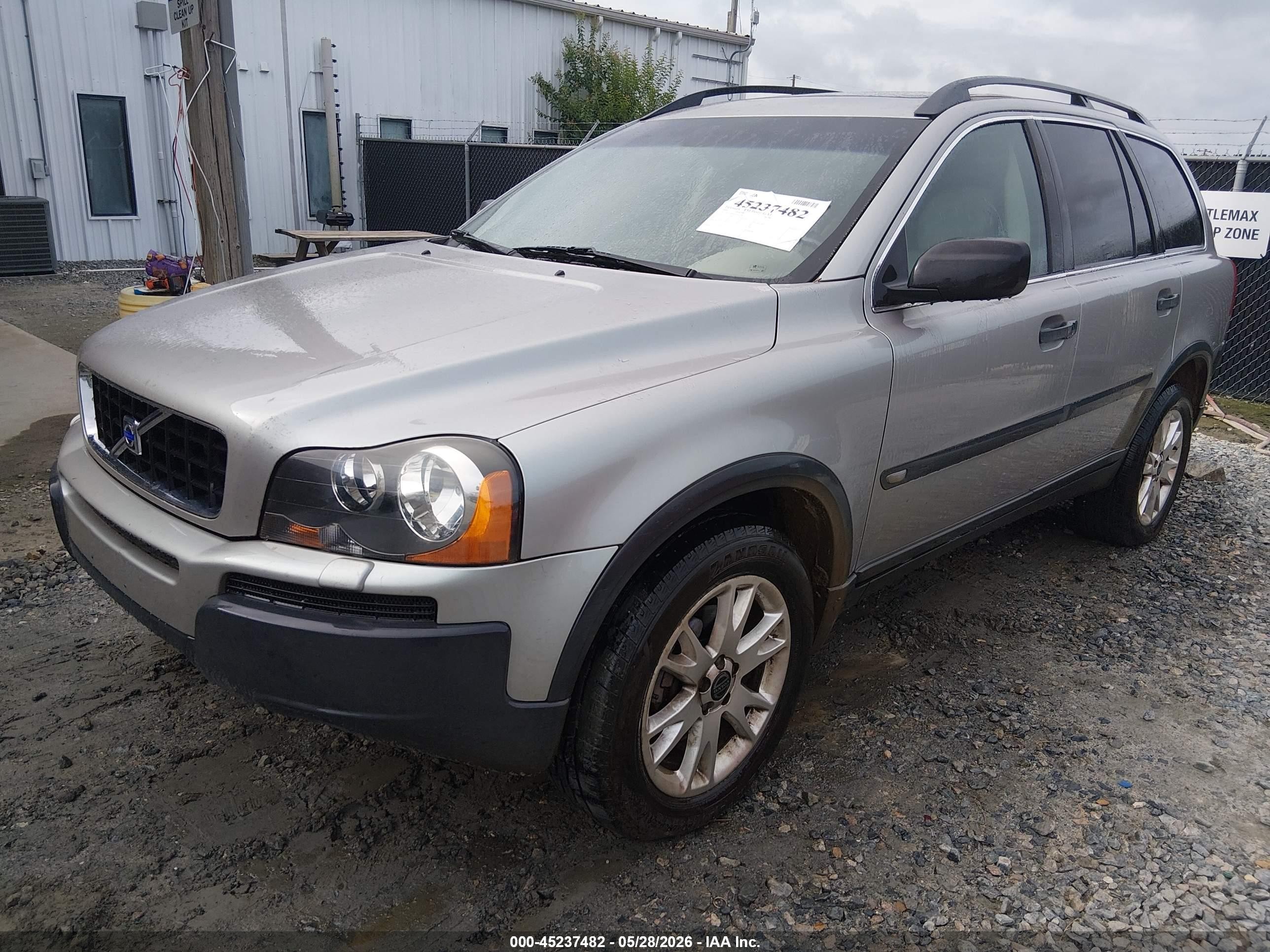 2004 Volvo Xc90 T6 Silver vin: YV1CZ91H541121581