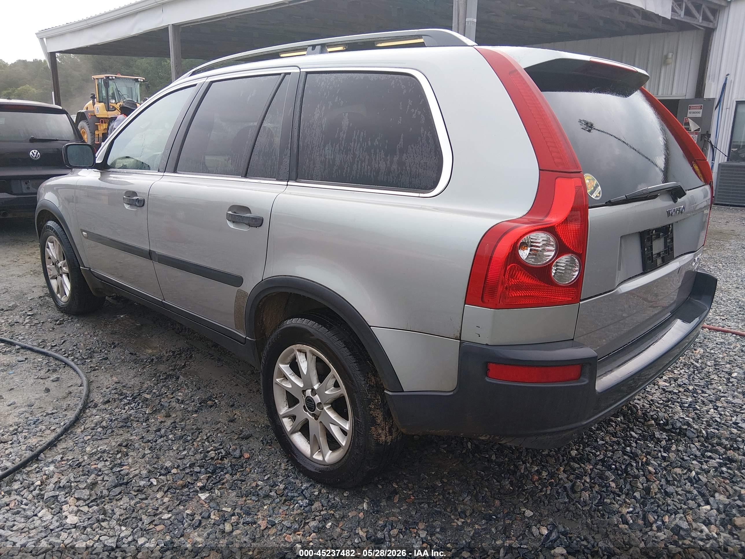 2004 Volvo Xc90 T6 Silver vin: YV1CZ91H541121581