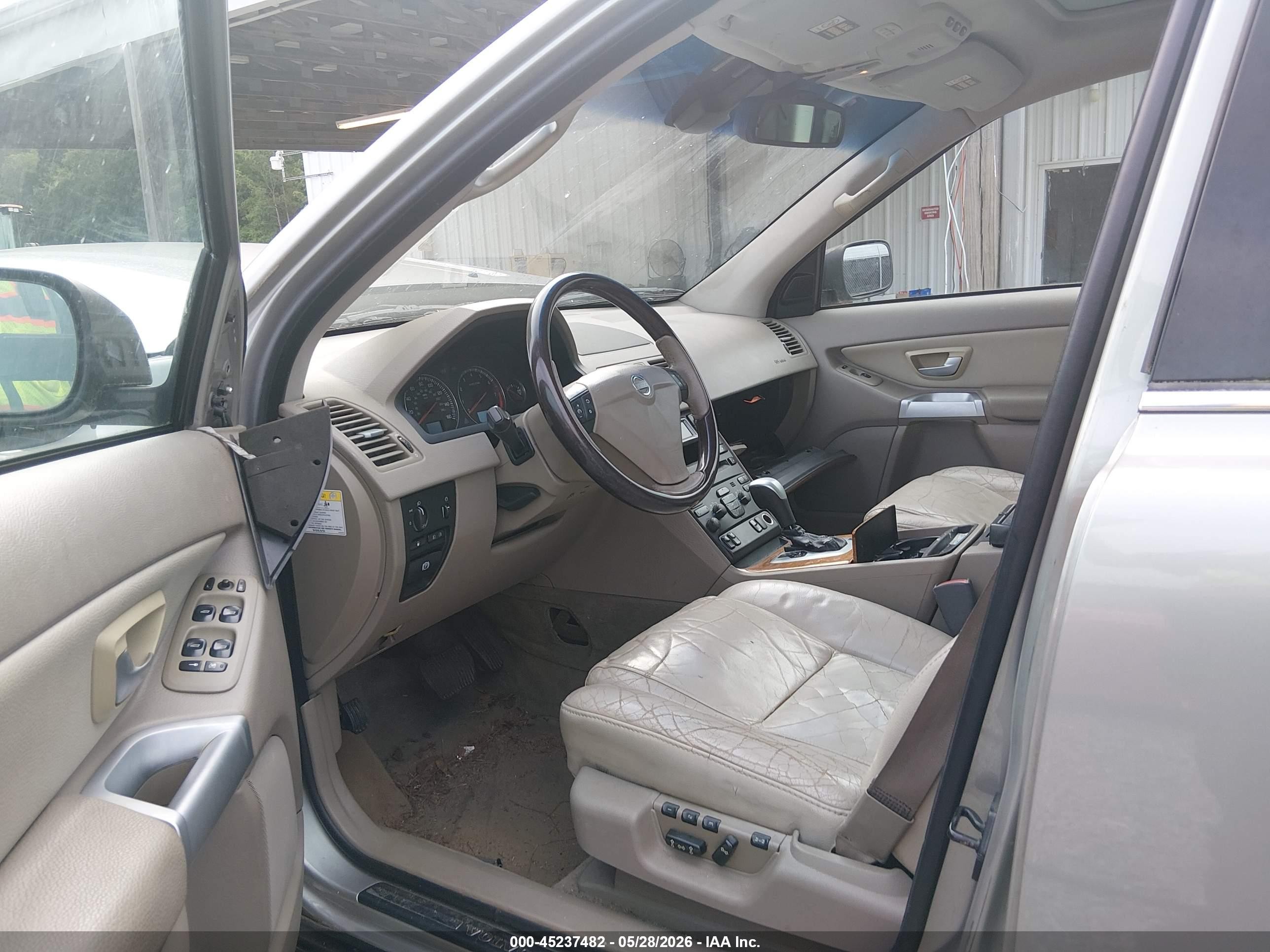 2004 Volvo Xc90 T6 Silver vin: YV1CZ91H541121581