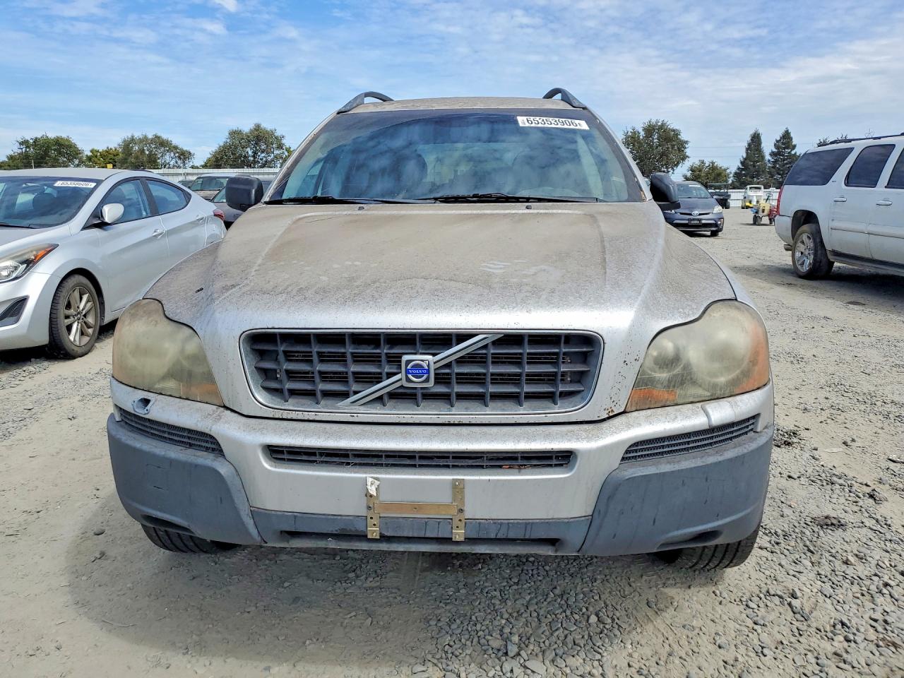 2004 Volvo Xc90 T6 Серебряный vin: YV1CZ91H741034832