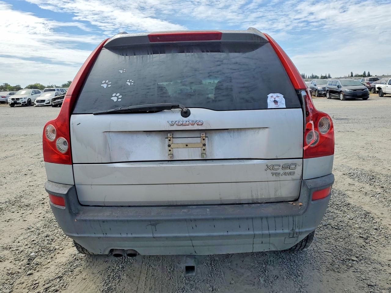 2004 Volvo Xc90 T6 Серебряный vin: YV1CZ91H741034832