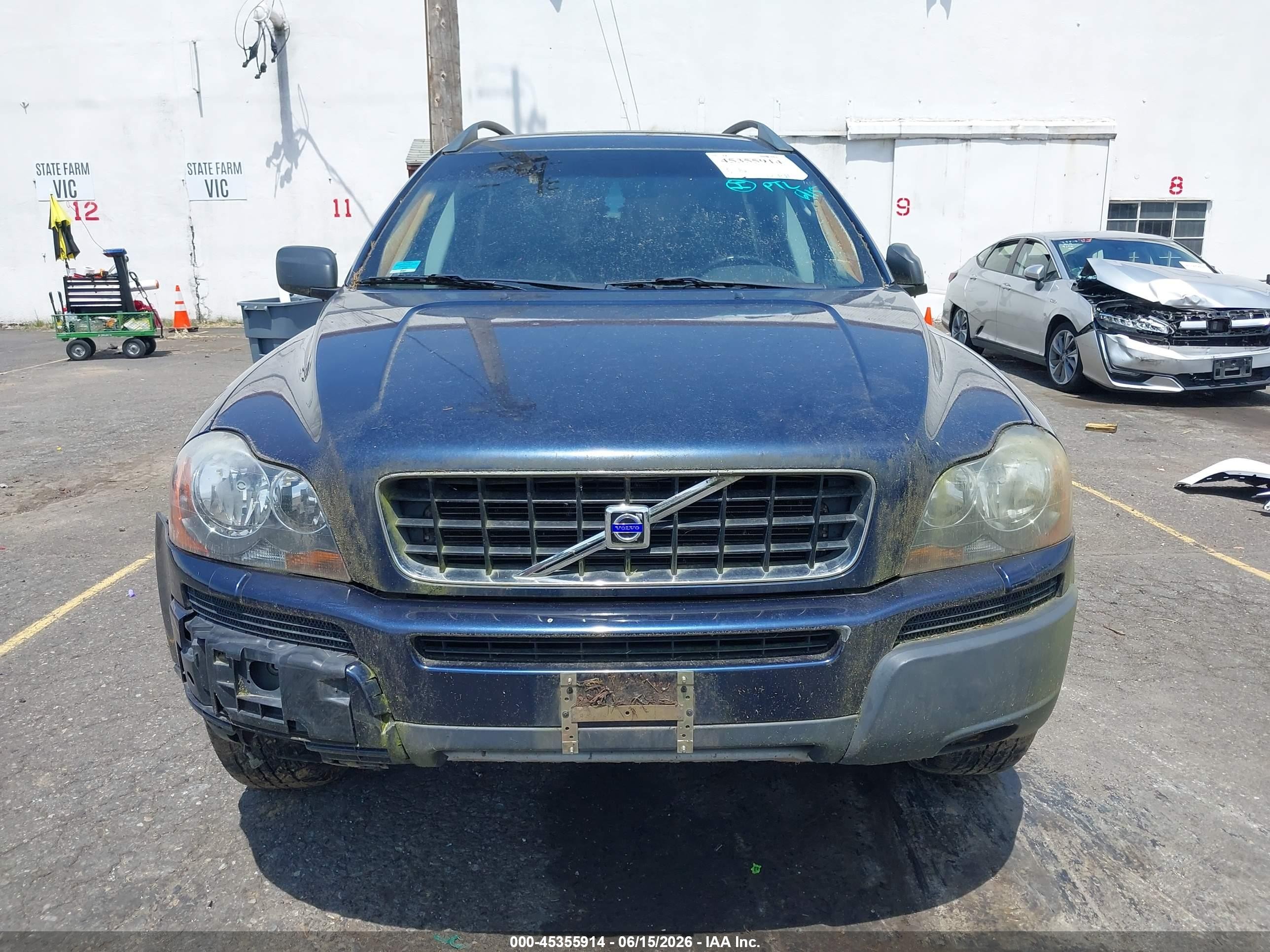 2004 Volvo Xc90 T6 Dark Blue vin: YV1CZ91H741112686