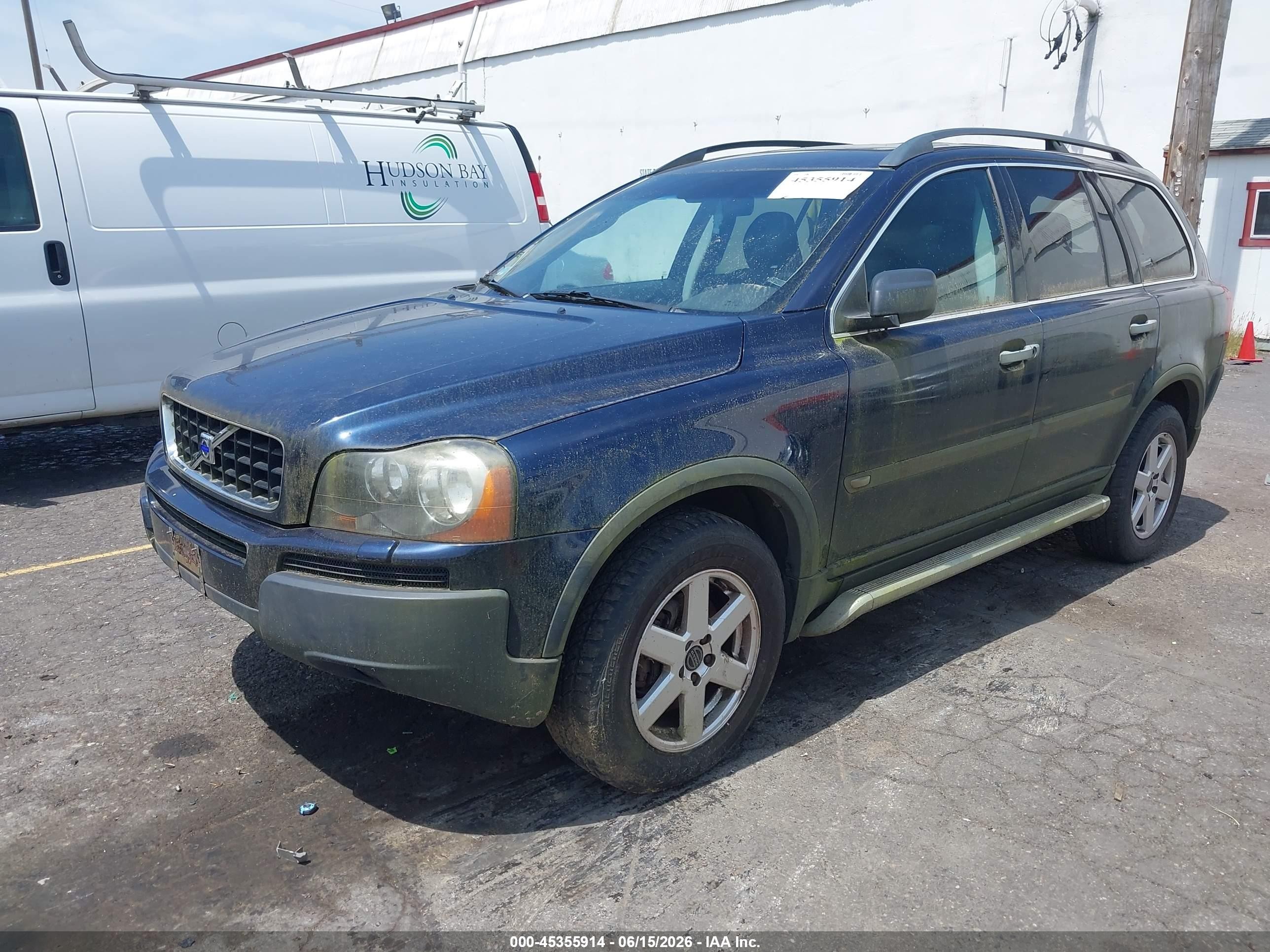 2004 Volvo Xc90 T6 Dark Blue vin: YV1CZ91H741112686