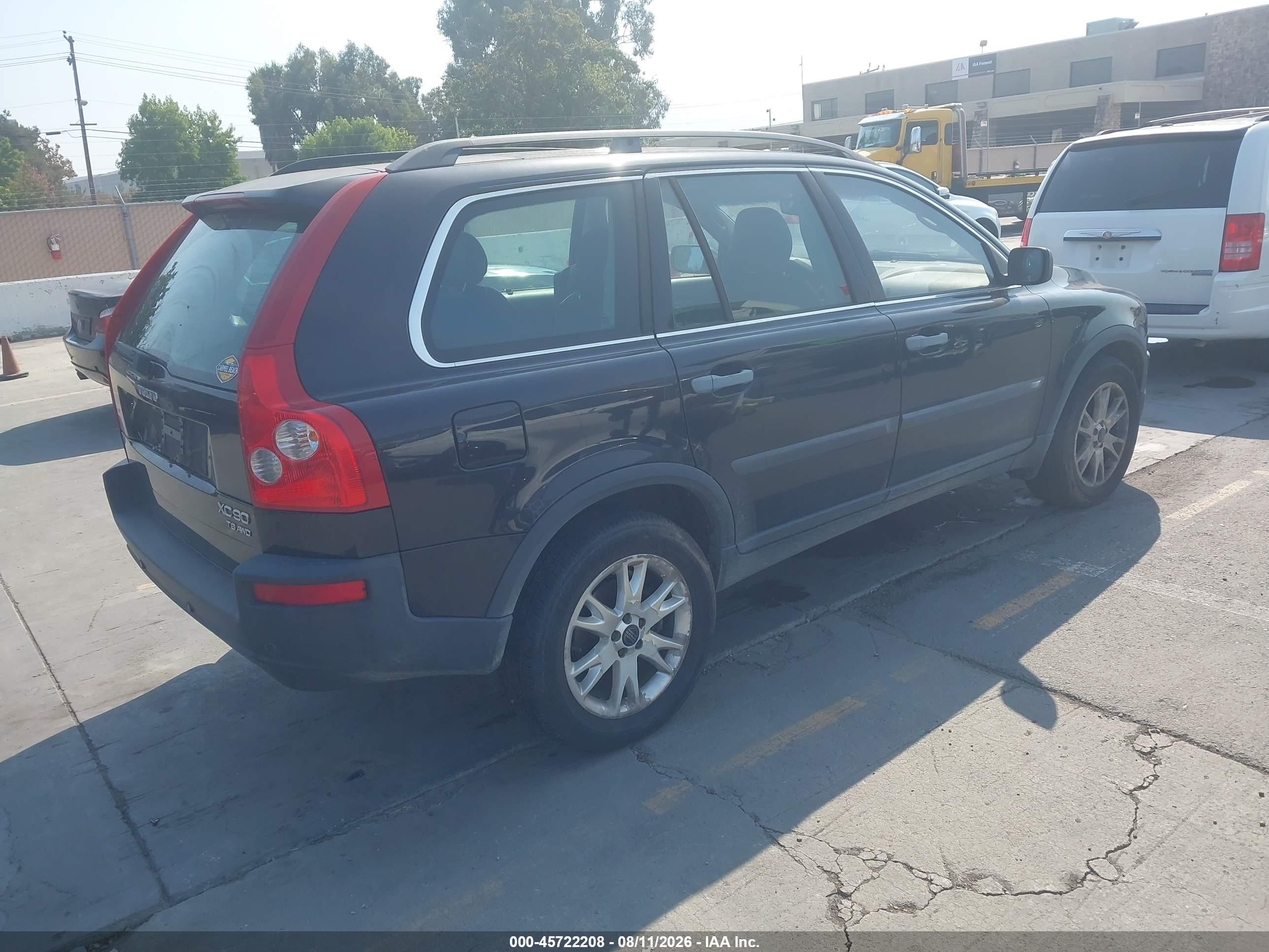 2004 Volvo Xc90 T6 Black vin: YV1CZ91H941069582