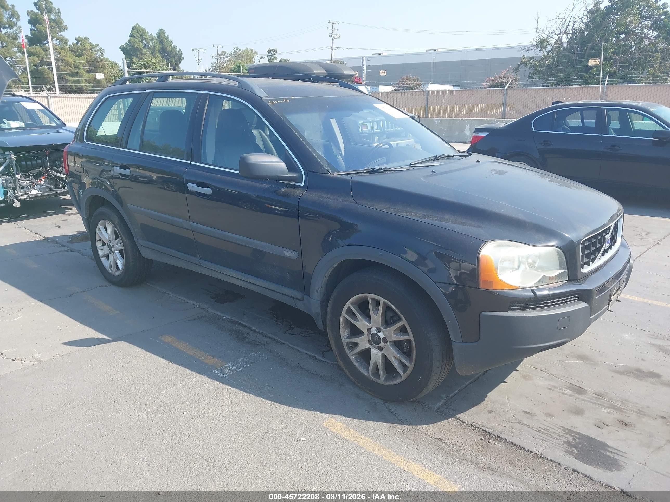 2004 Volvo Xc90 T6 Black vin: YV1CZ91H941069582